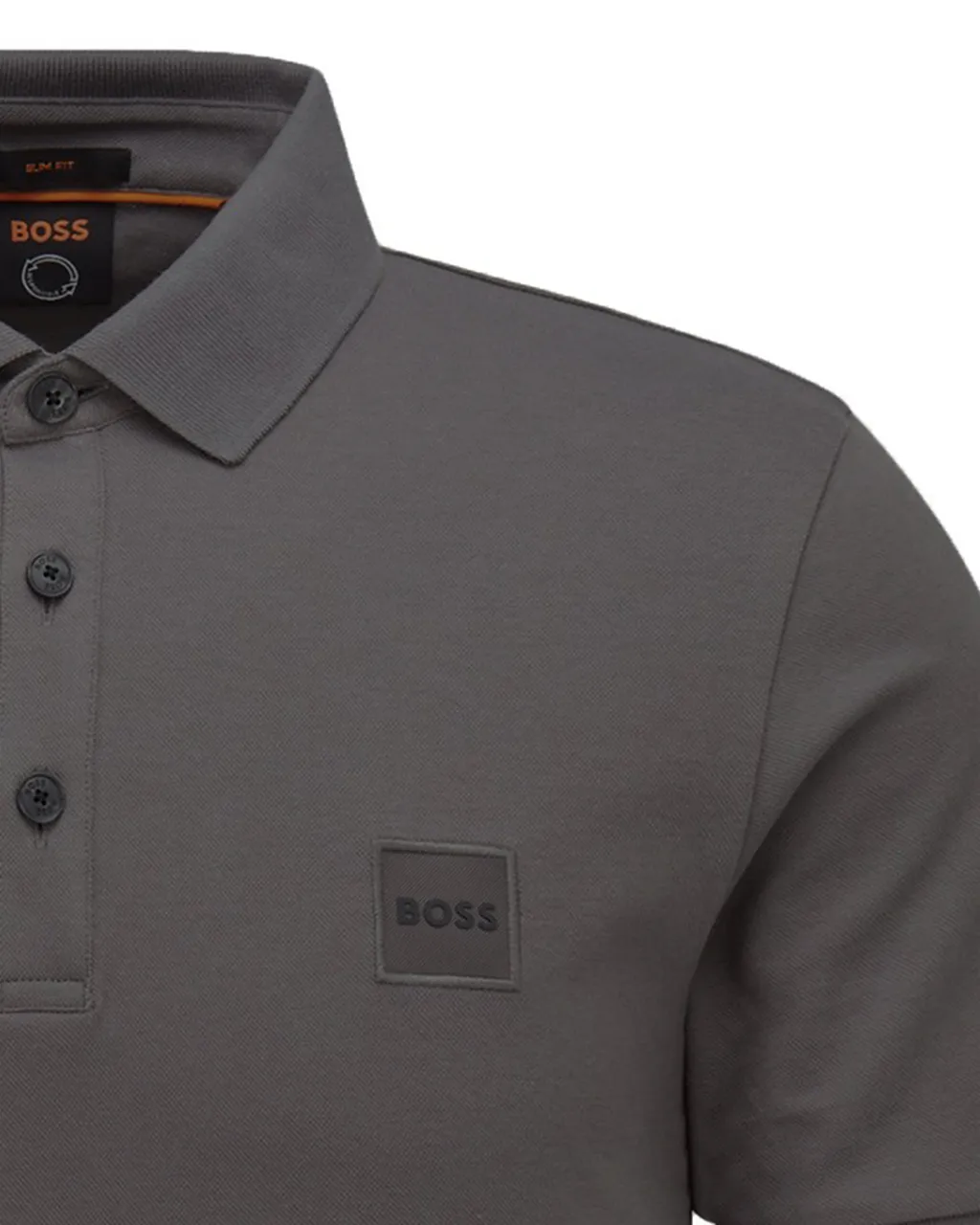 Boss Casual Polo Korte mouw Donker grijs 073994-001-M