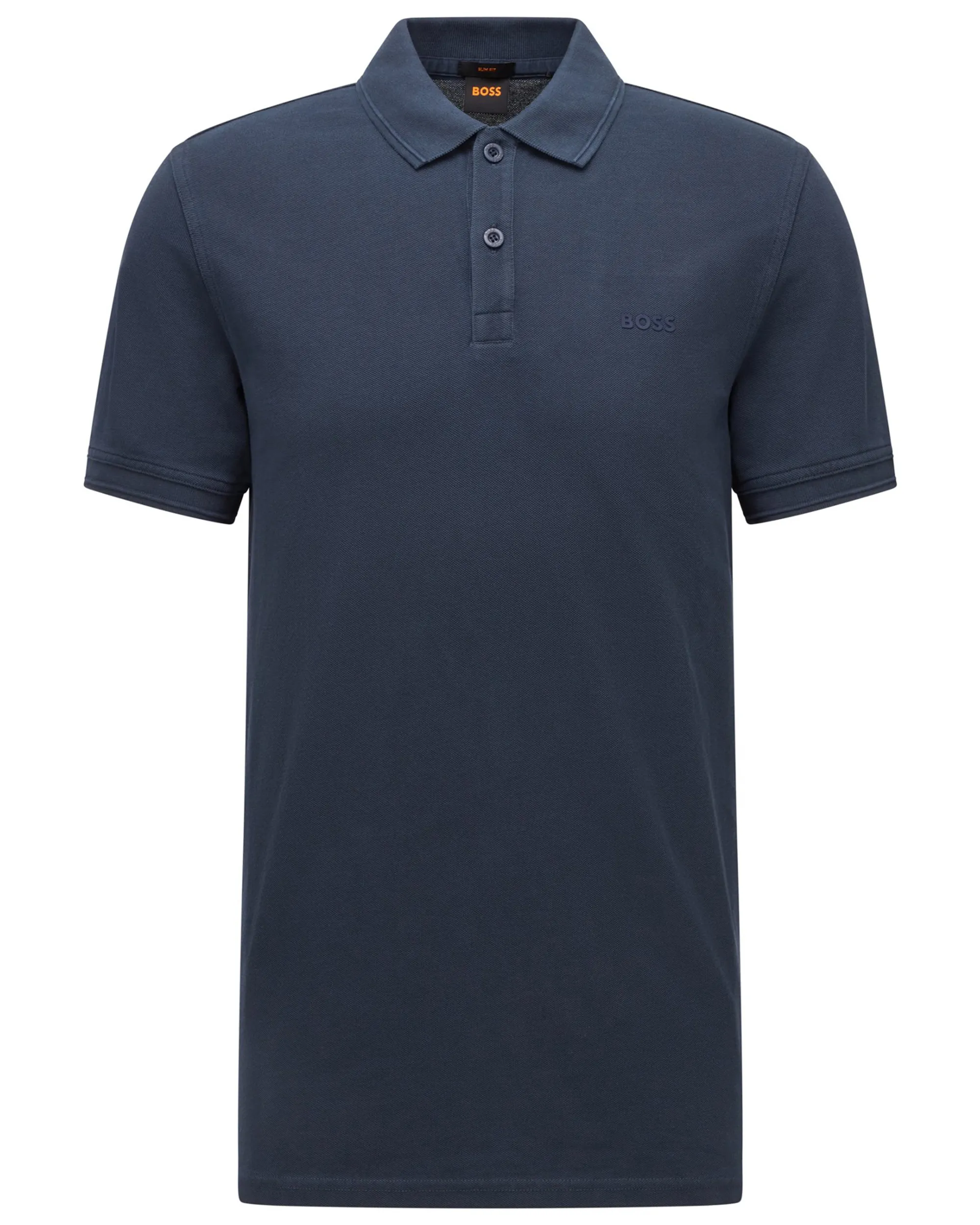 Boss Casual Polo Korte mouw Donker blauw 074014-001-L