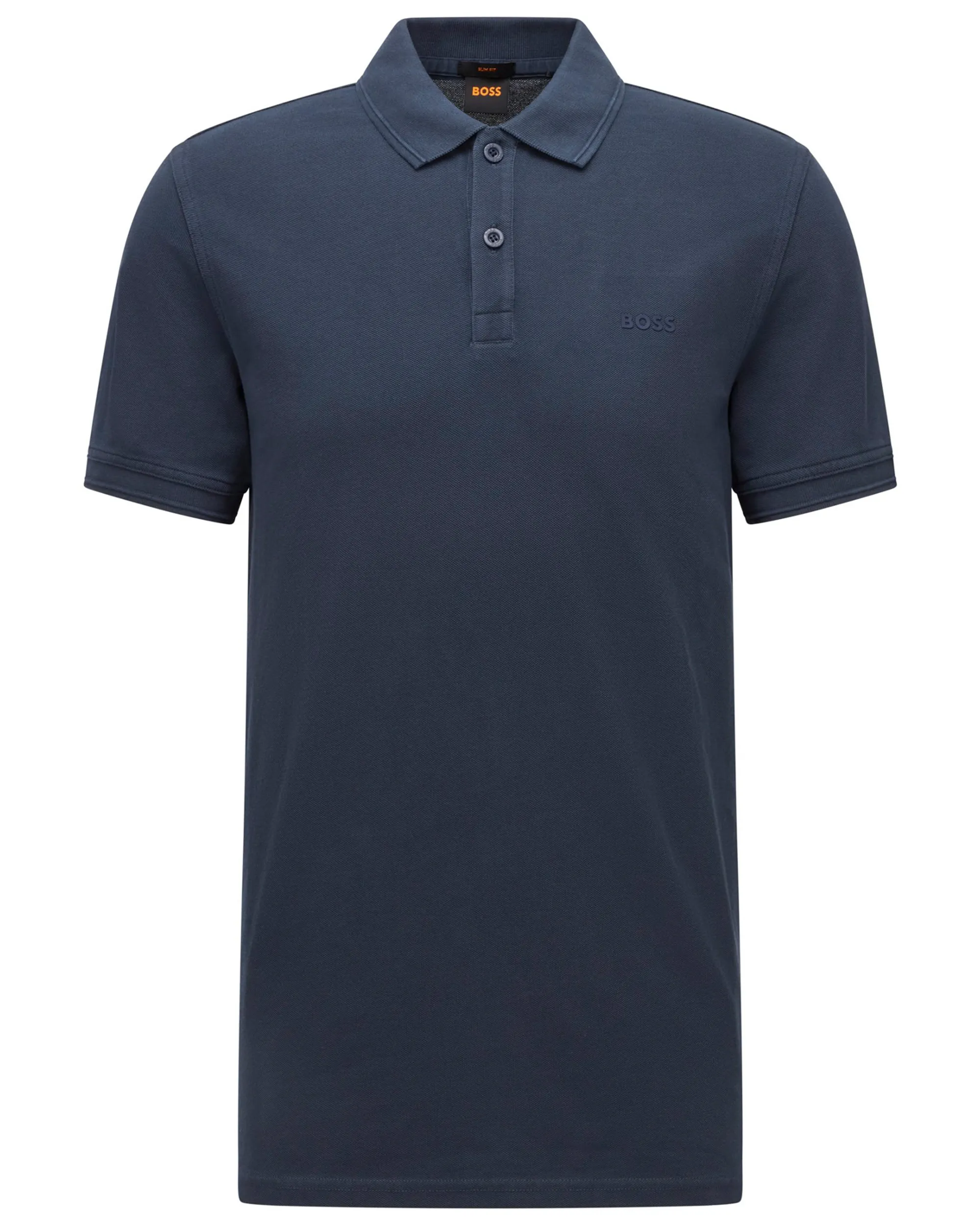 Boss Casual Polo Korte mouw Donker blauw 074014-001-L
