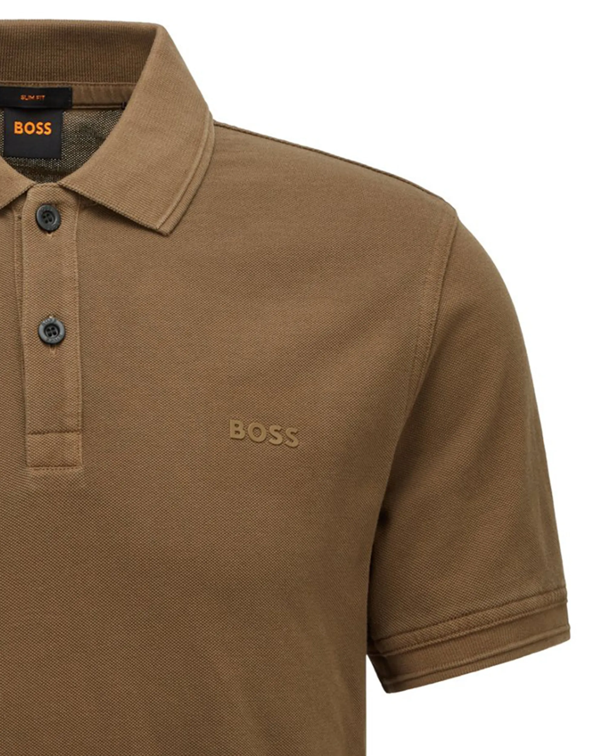 Boss Casual Polo Korte mouw Donker groen 074017-001-L