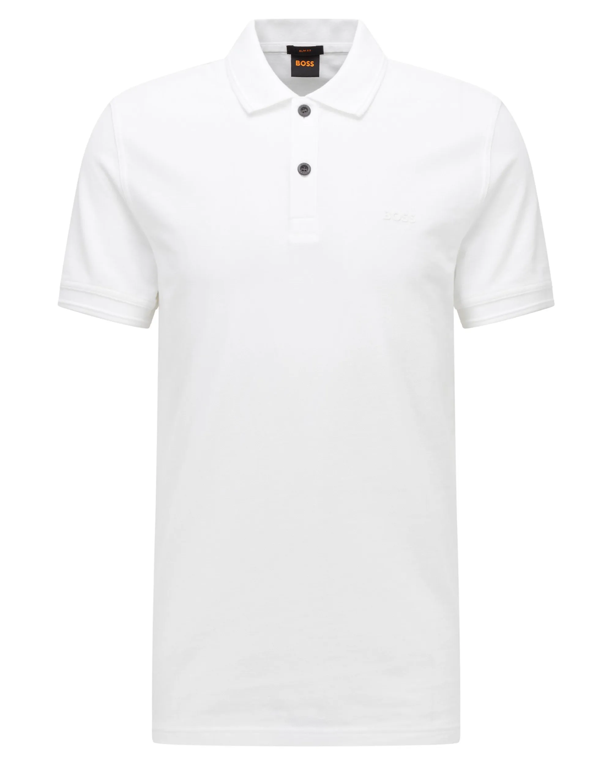 Boss Casual Polo Korte mouw Wit 074020-001-L