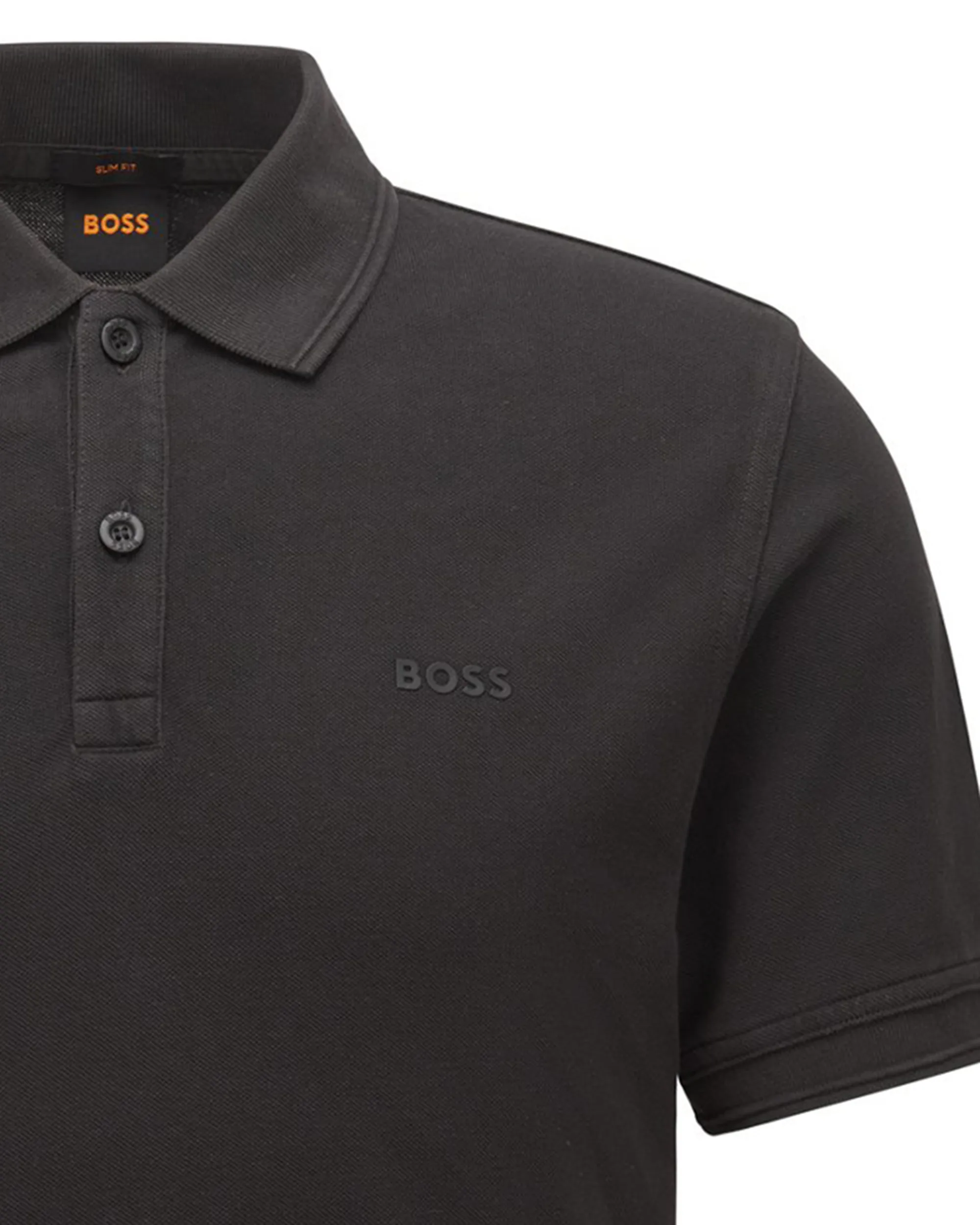 Boss Casual Polo Korte mouw Zwart 074023-001-L