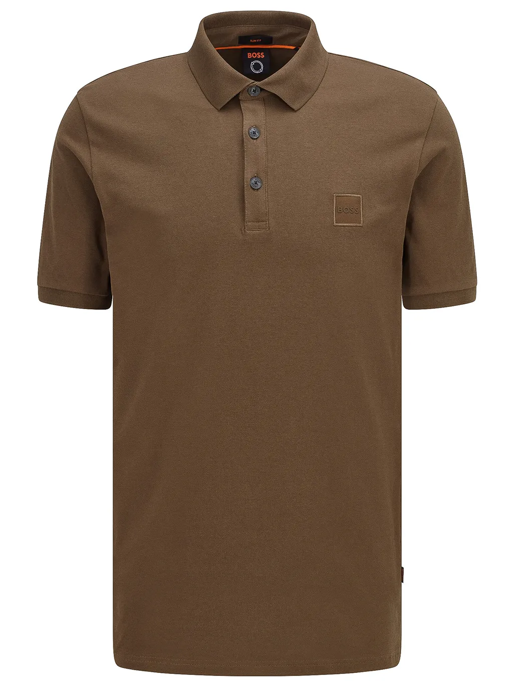 Boss Casual Polo Lange mouw Donker groen 074036-001-L