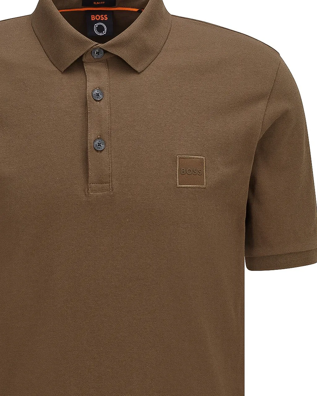 Boss Casual Polo Lange mouw Donker groen 074036-001-L