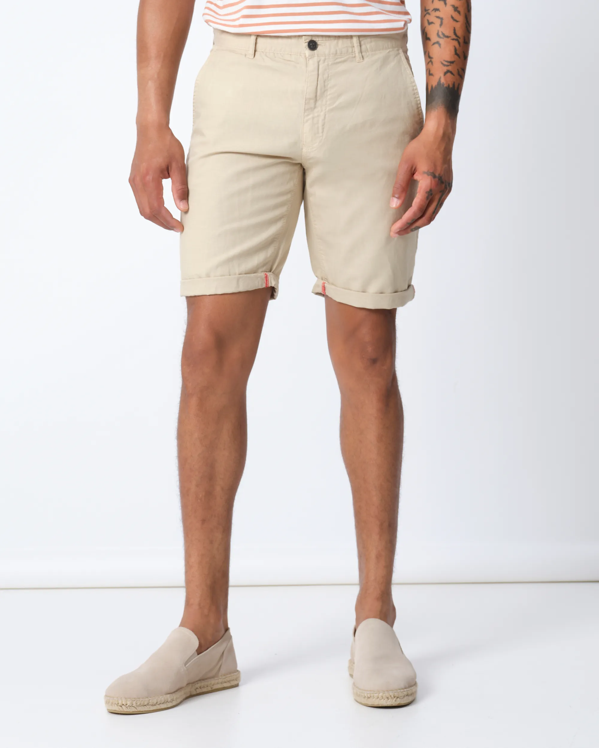 J.C. RAGS Short Lichtbeige uni 074090-001-33