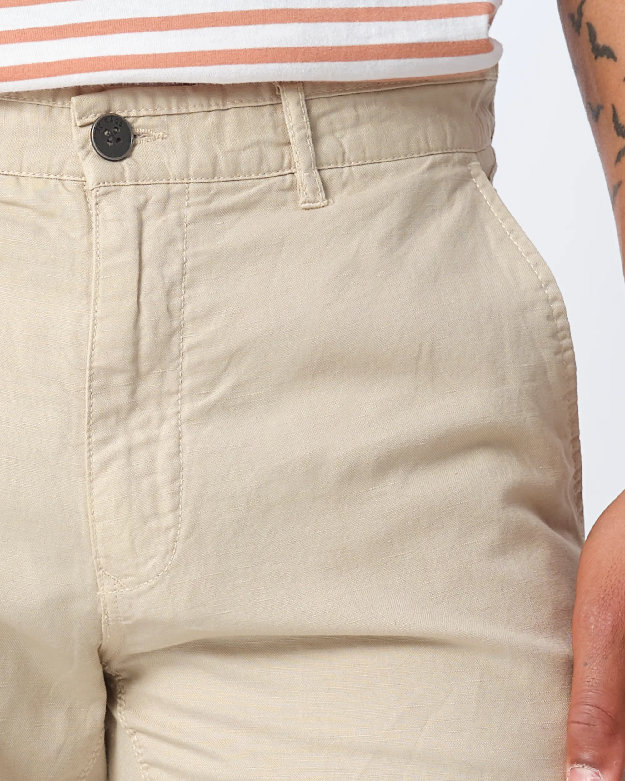J.C. RAGS Short Lichtbeige uni 074090-001-33