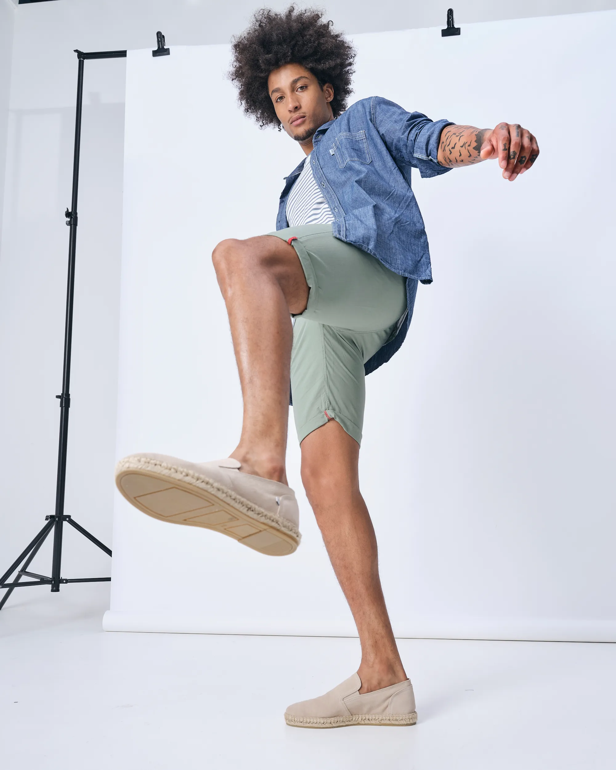 J.C. RAGS Short Lichtgroen 074090-002-32