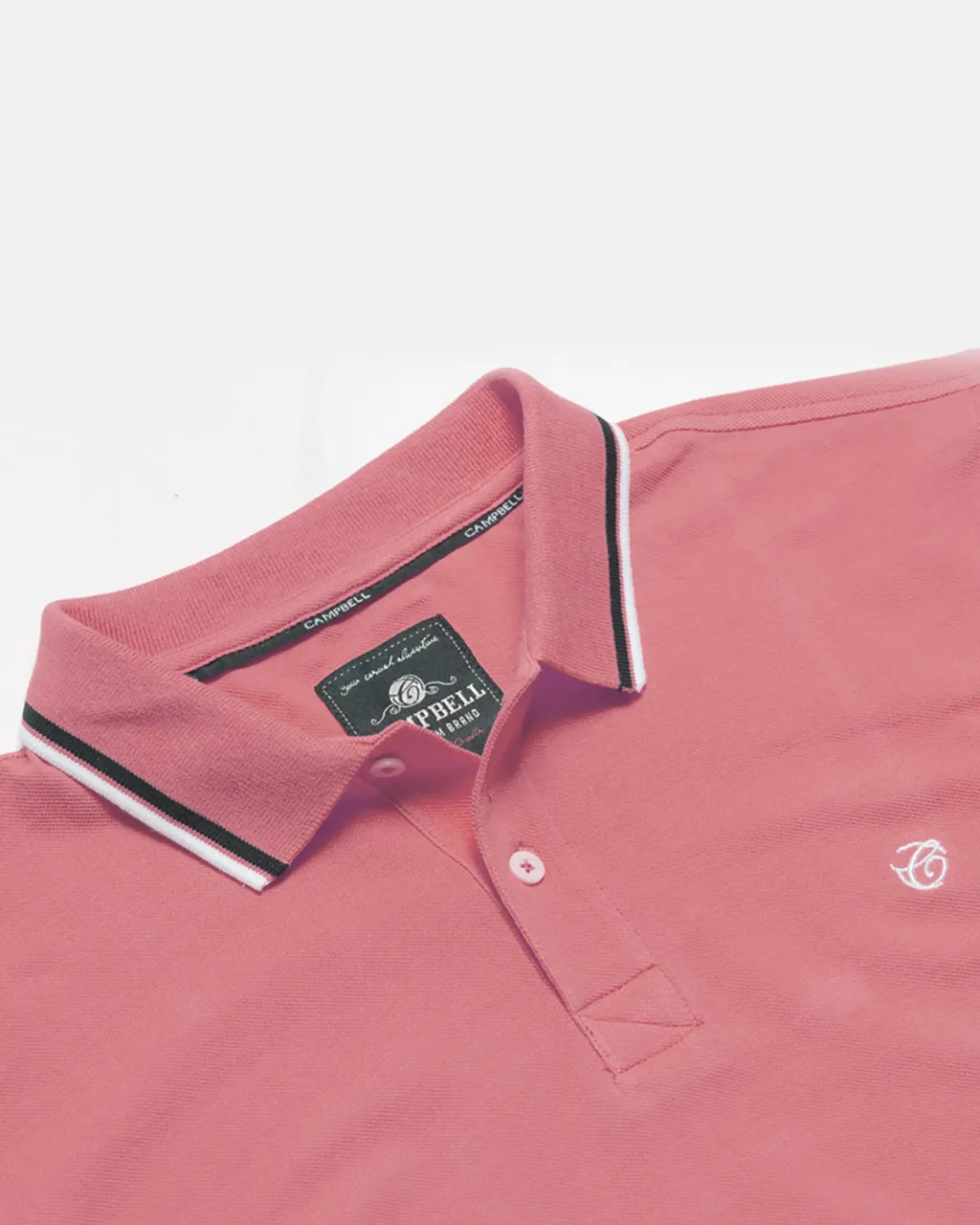 Campbell Classic Polo Korte mouw Roze uni 074096-001-L