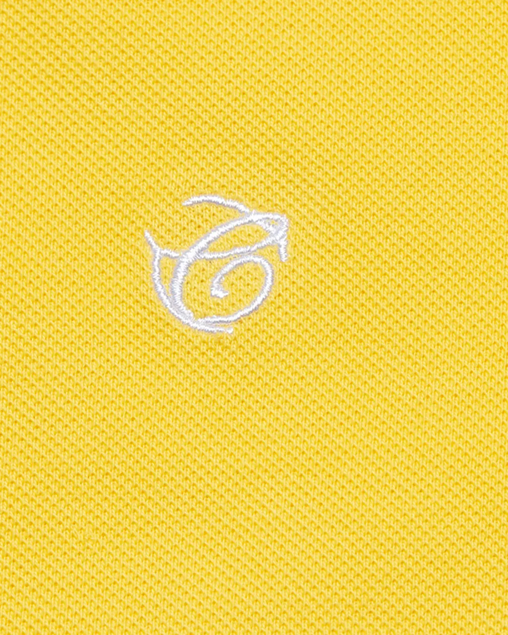 Campbell Classic Polo Korte mouw Lichtgeel uni 074096-002-L