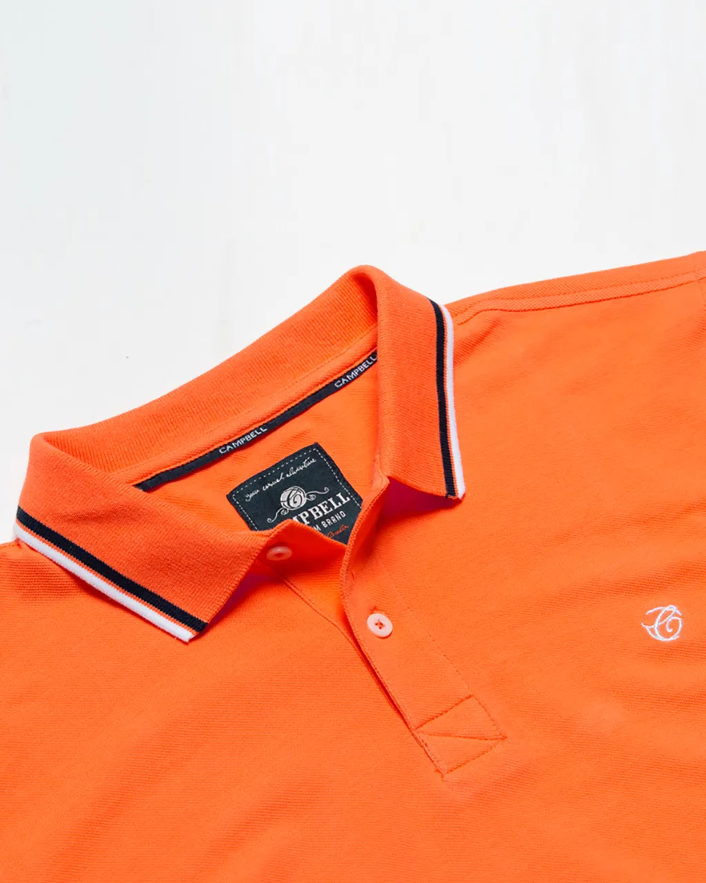 Campbell Classic Polo Korte mouw Oranje uni 074096-008-L