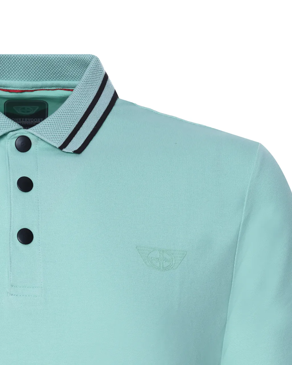 Donkervoort Polo Korte mouw Mint uni 074104-003-S