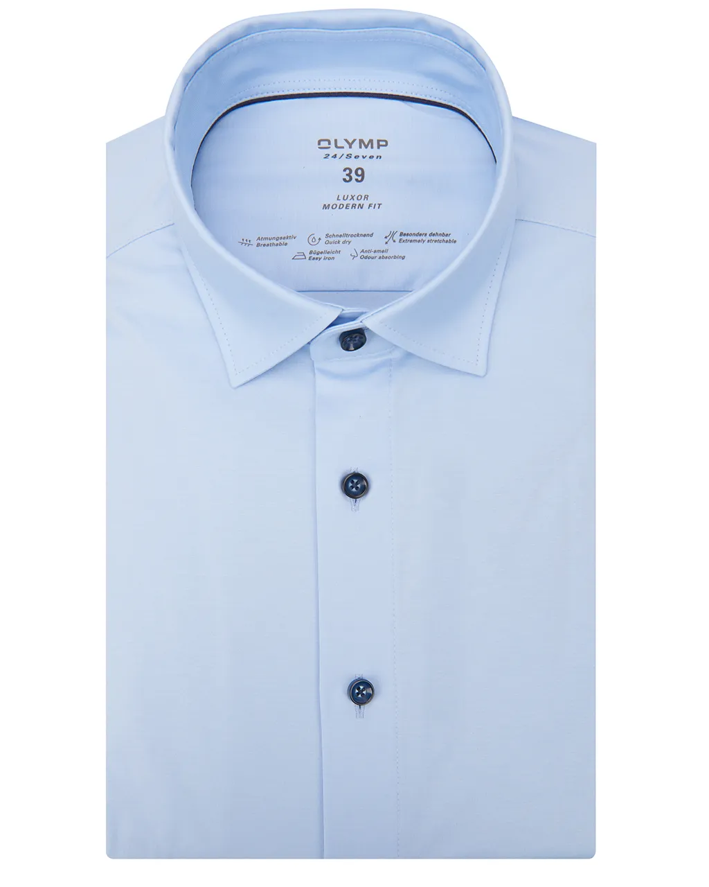 OLYMP Overhemd LM Blauw 074108-001-38