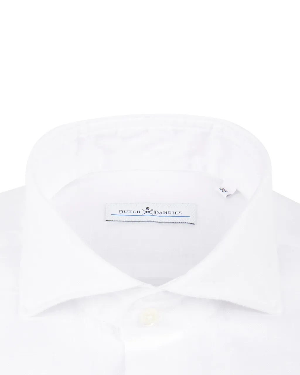 Dutch Dandies Overhemd LM Wit uni 074158-001-39