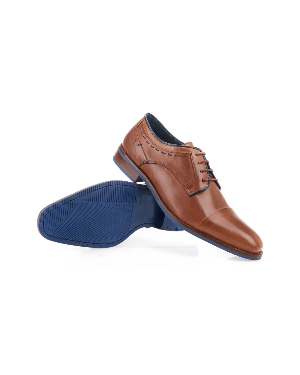 Recall Geklede schoenen Cognac uni 074163-001-44