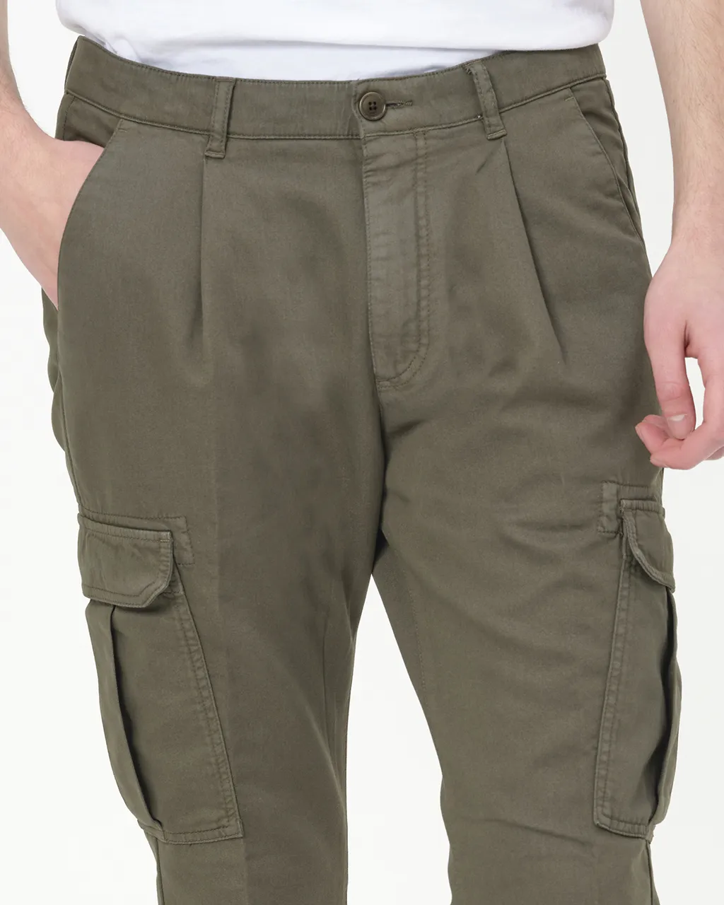 Drykorn Chino Groen 075219-001-33/34