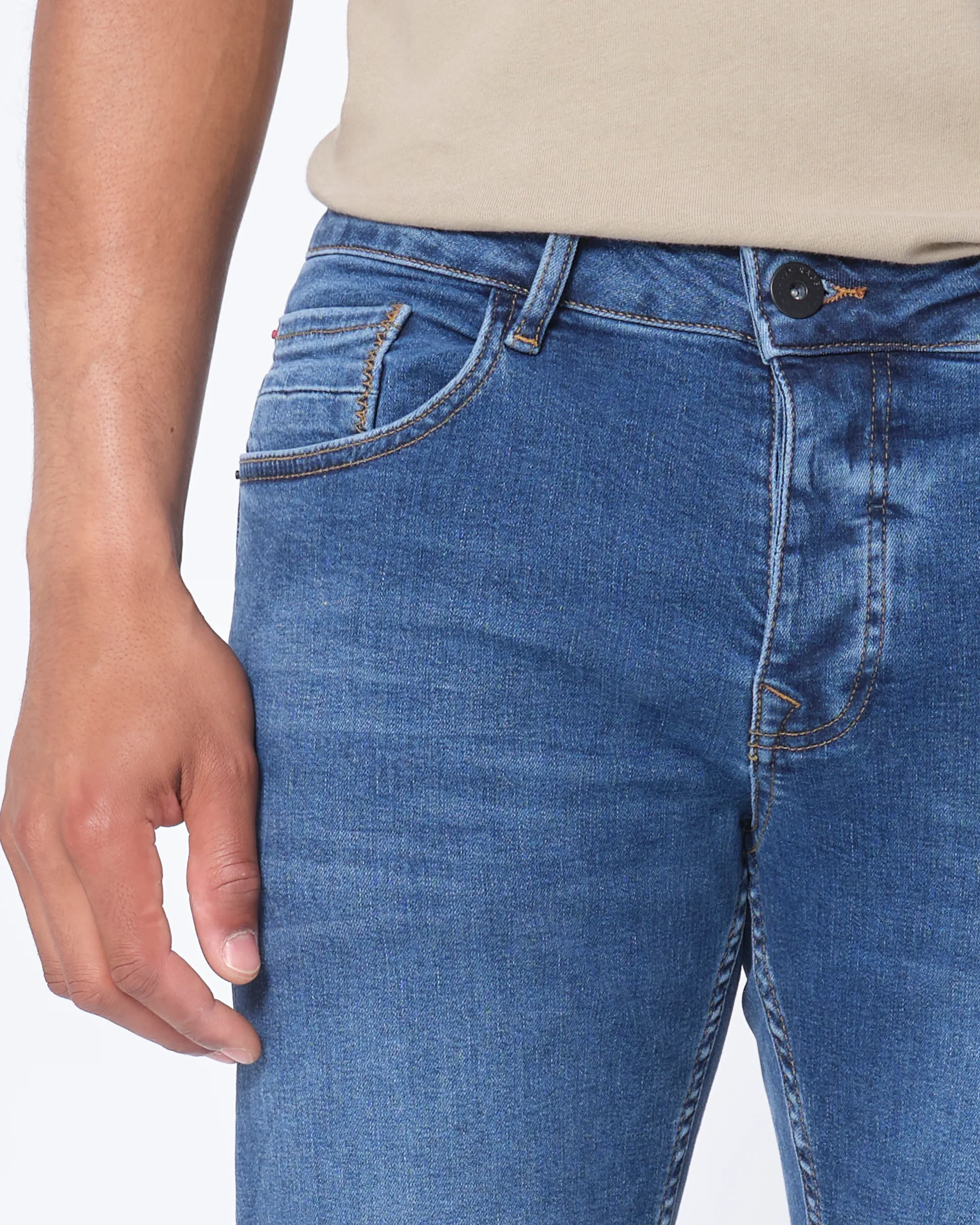 J.C. RAGS Jeans Donkerblauw uni 075274-001-29/32