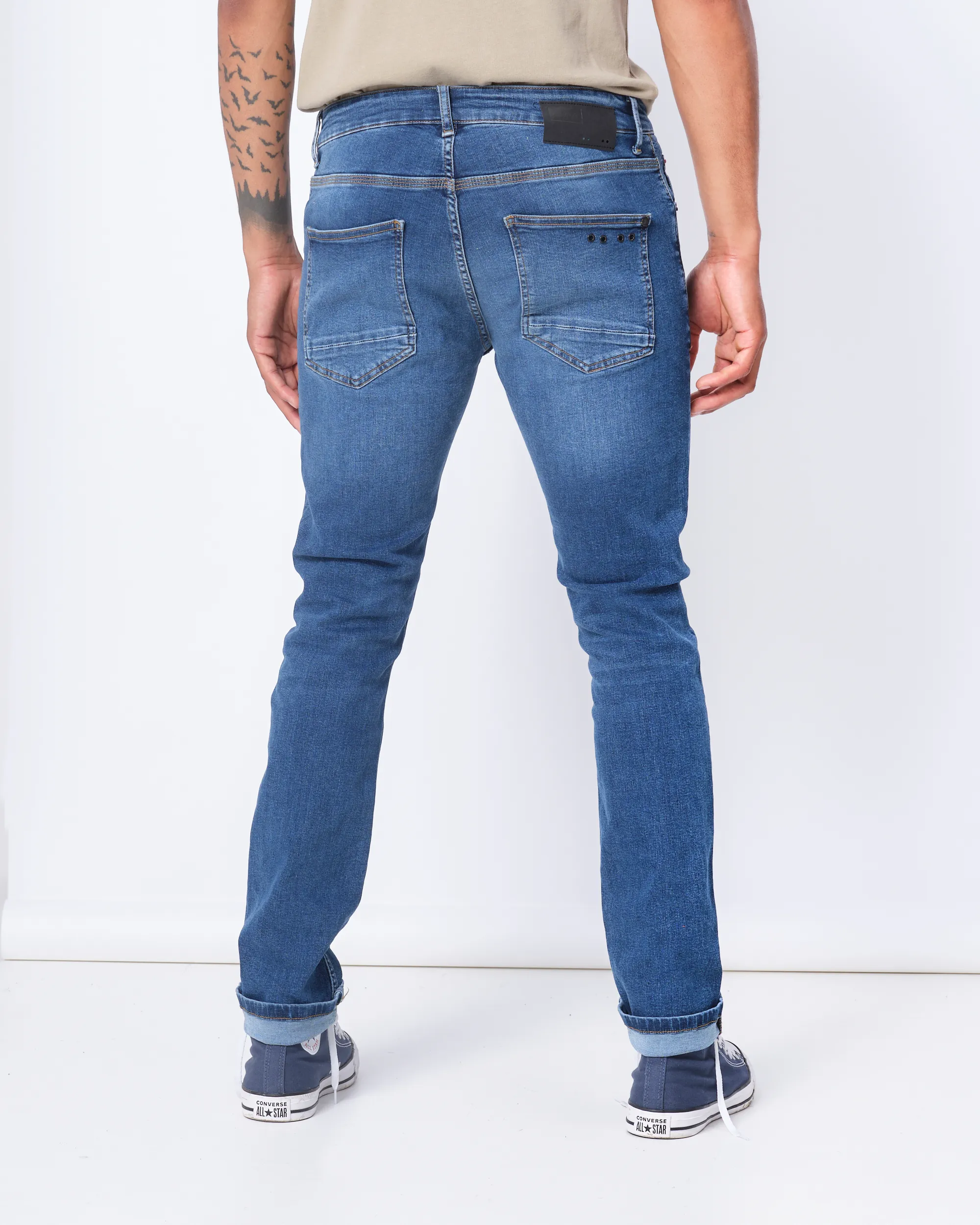 J.C. RAGS Jeans Donkerblauw uni 075274-001-29/32