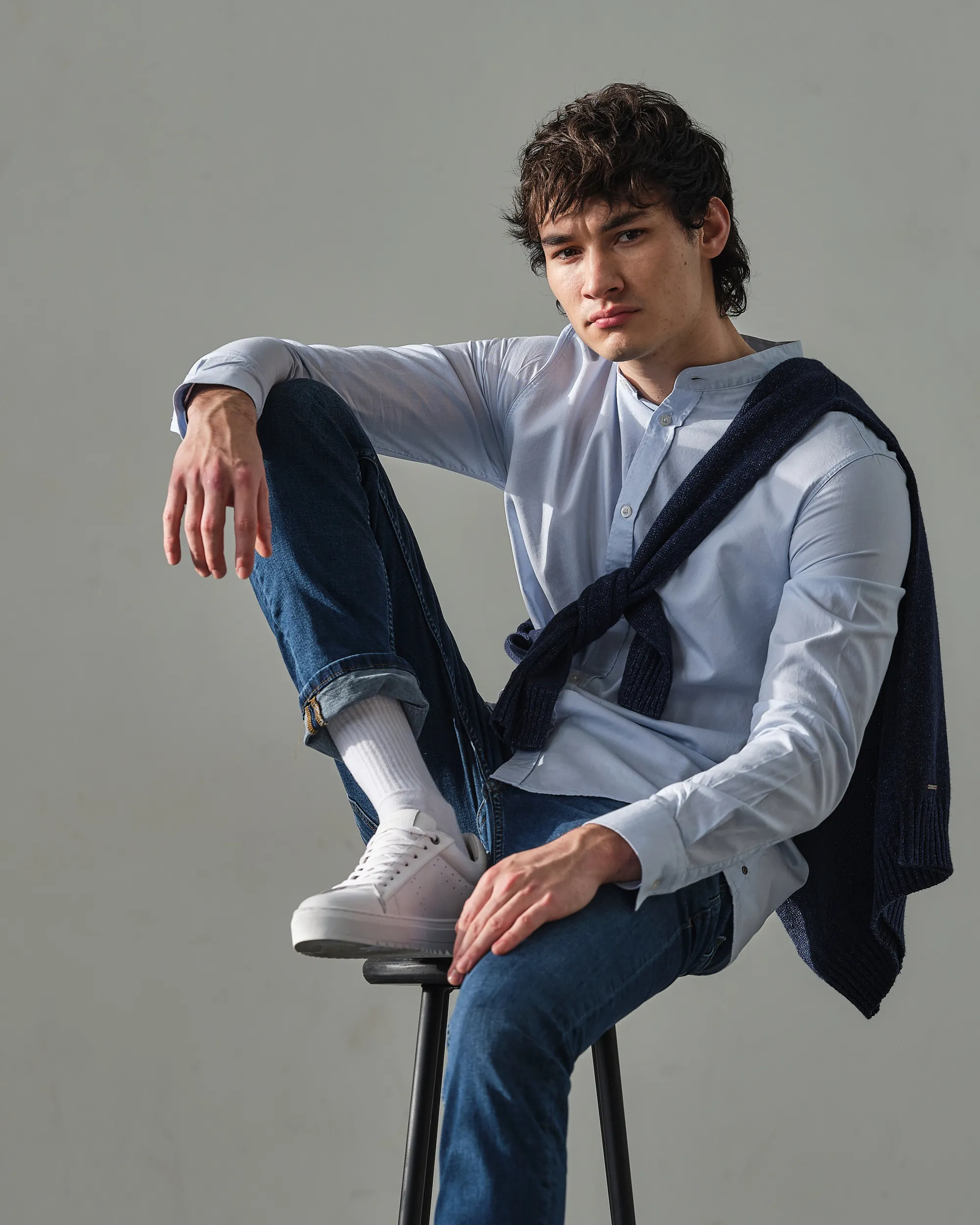 J.C. RAGS Jeans Middenblauw uni 075275-001-29/32