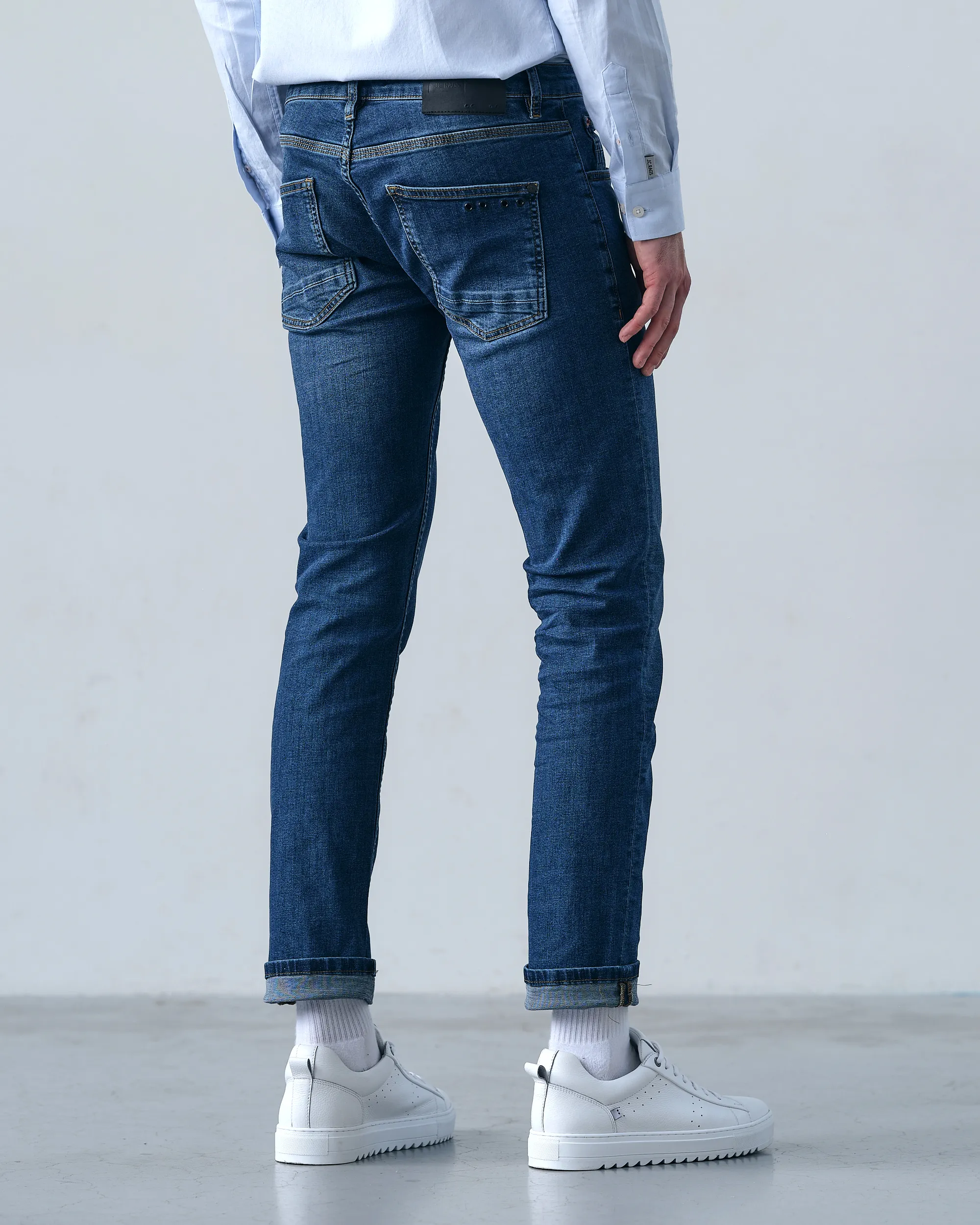 J.C. RAGS Jeans Middenblauw uni 075275-001-29/32