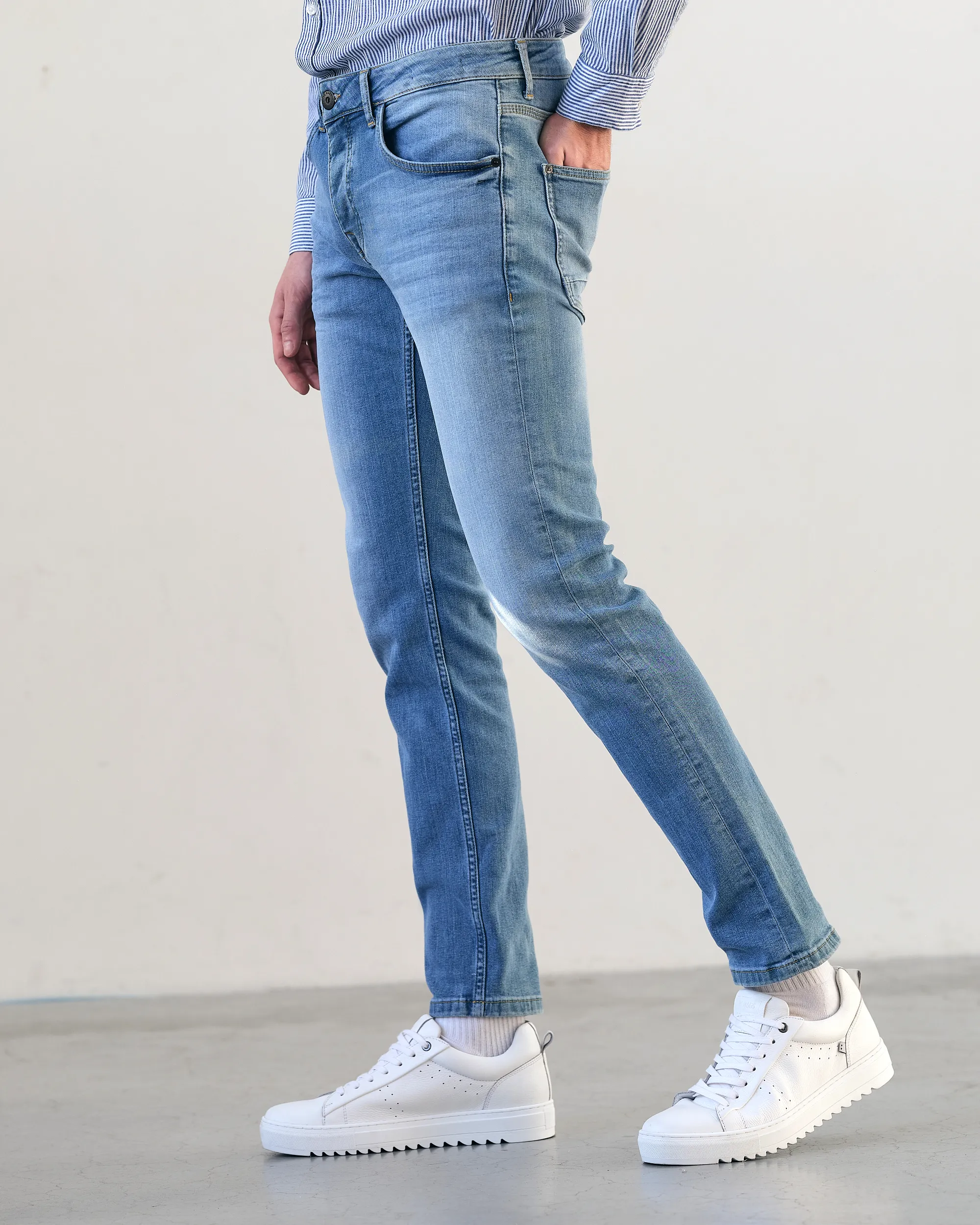 J.C. RAGS Jeans Lichtblauw uni 075276-001-29/32