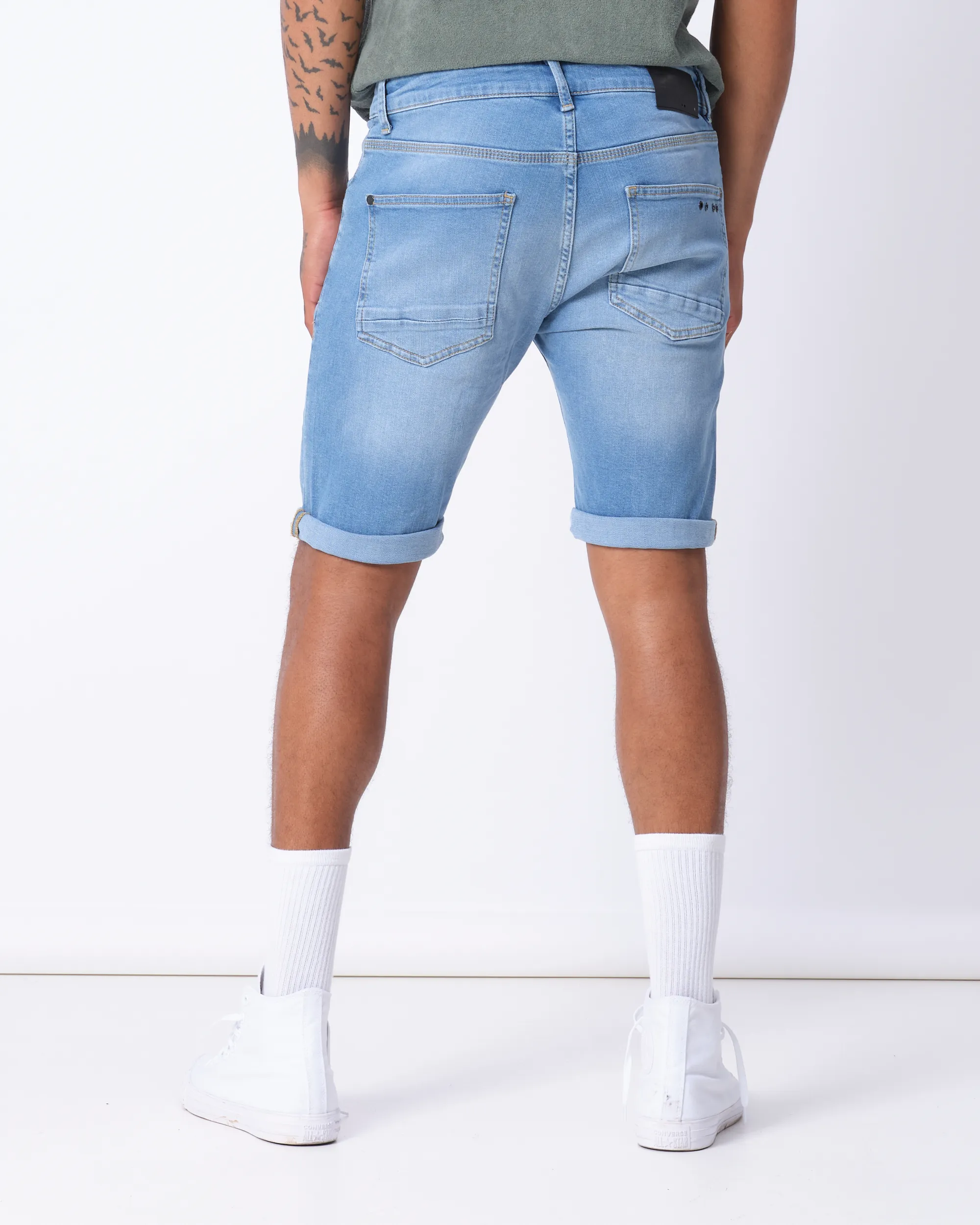 J.C. RAGS Short Lichtblauw uni 075282-001-36