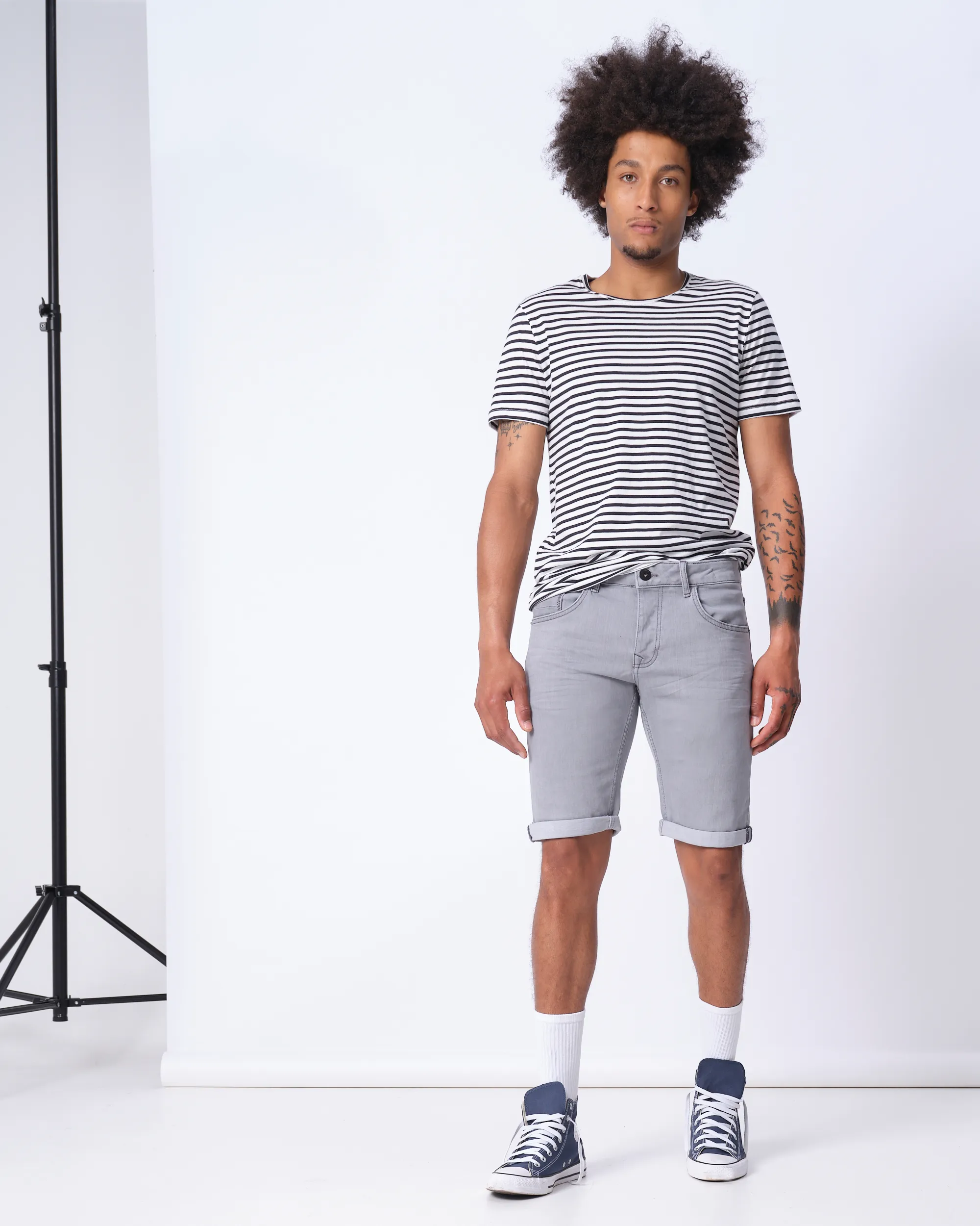 J.C. RAGS Short Middengrijs uni 075283-001-30