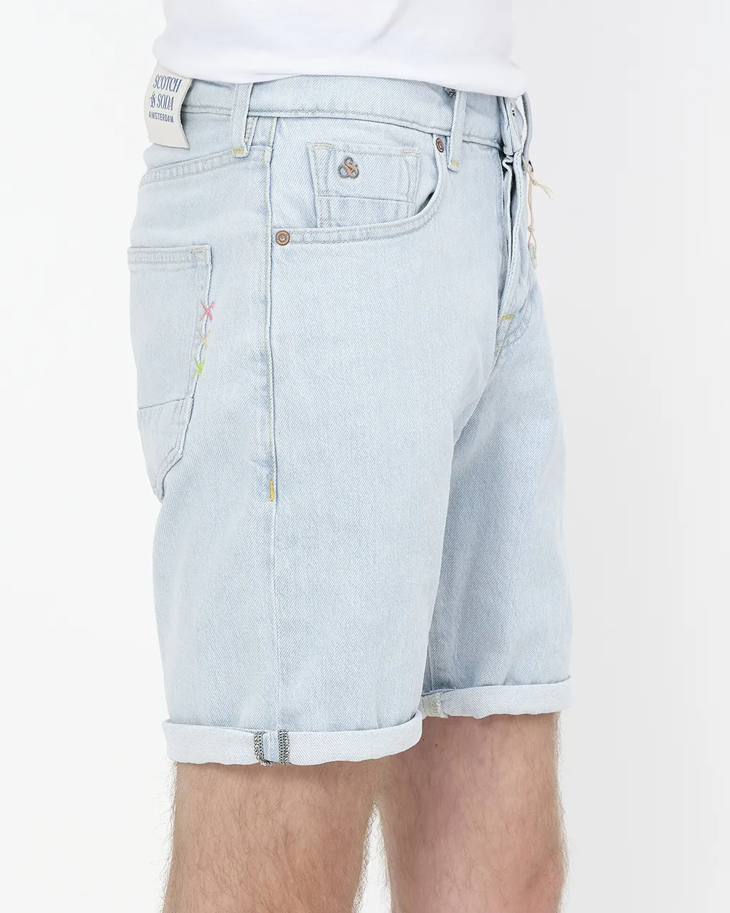 Scotch & Soda Short Licht blauw 075535-001-33