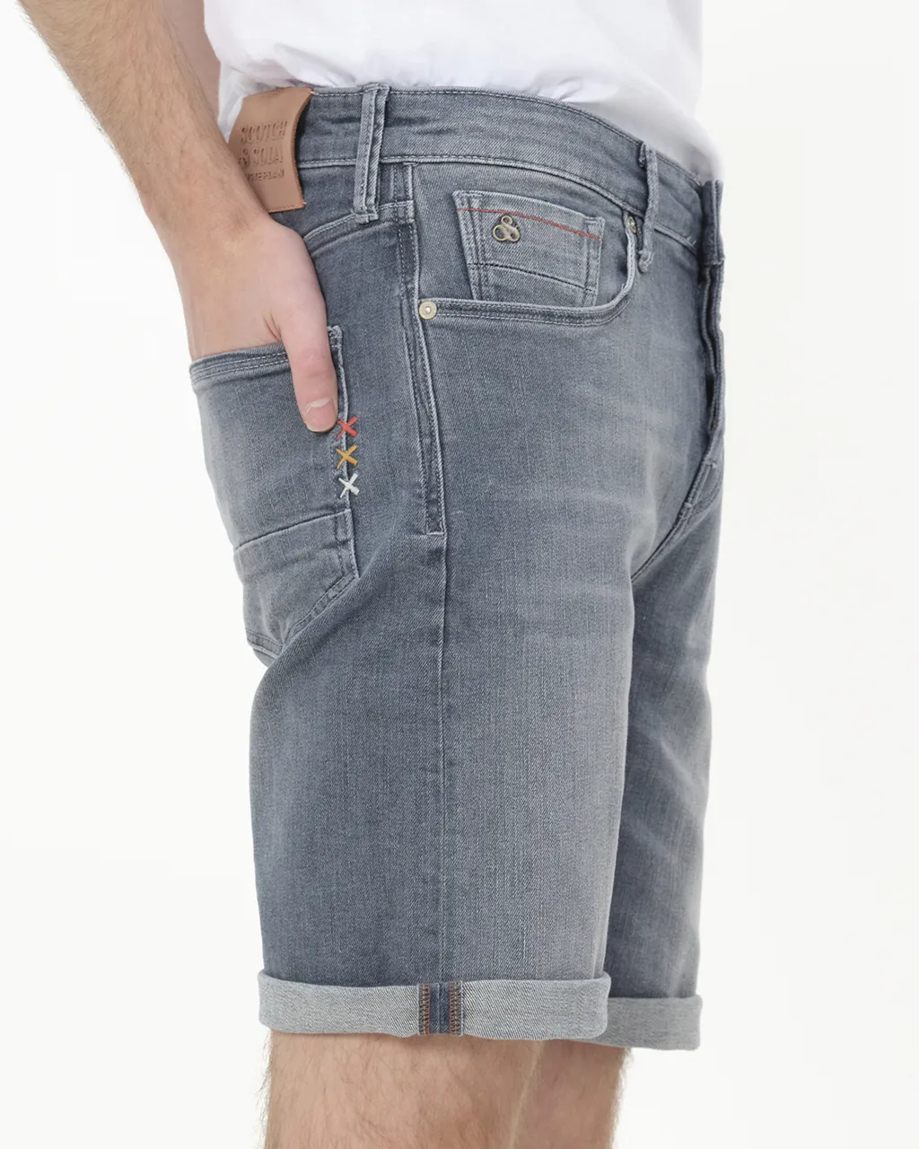 Scotch & Soda Short Grijs 075536-001-32