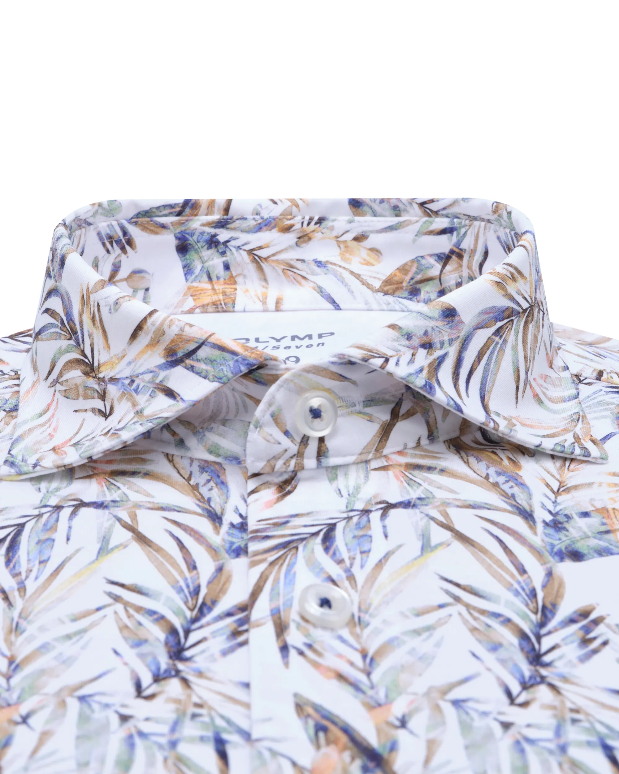 OLYMP Overhemd shirt KM Beige 075694-001-40