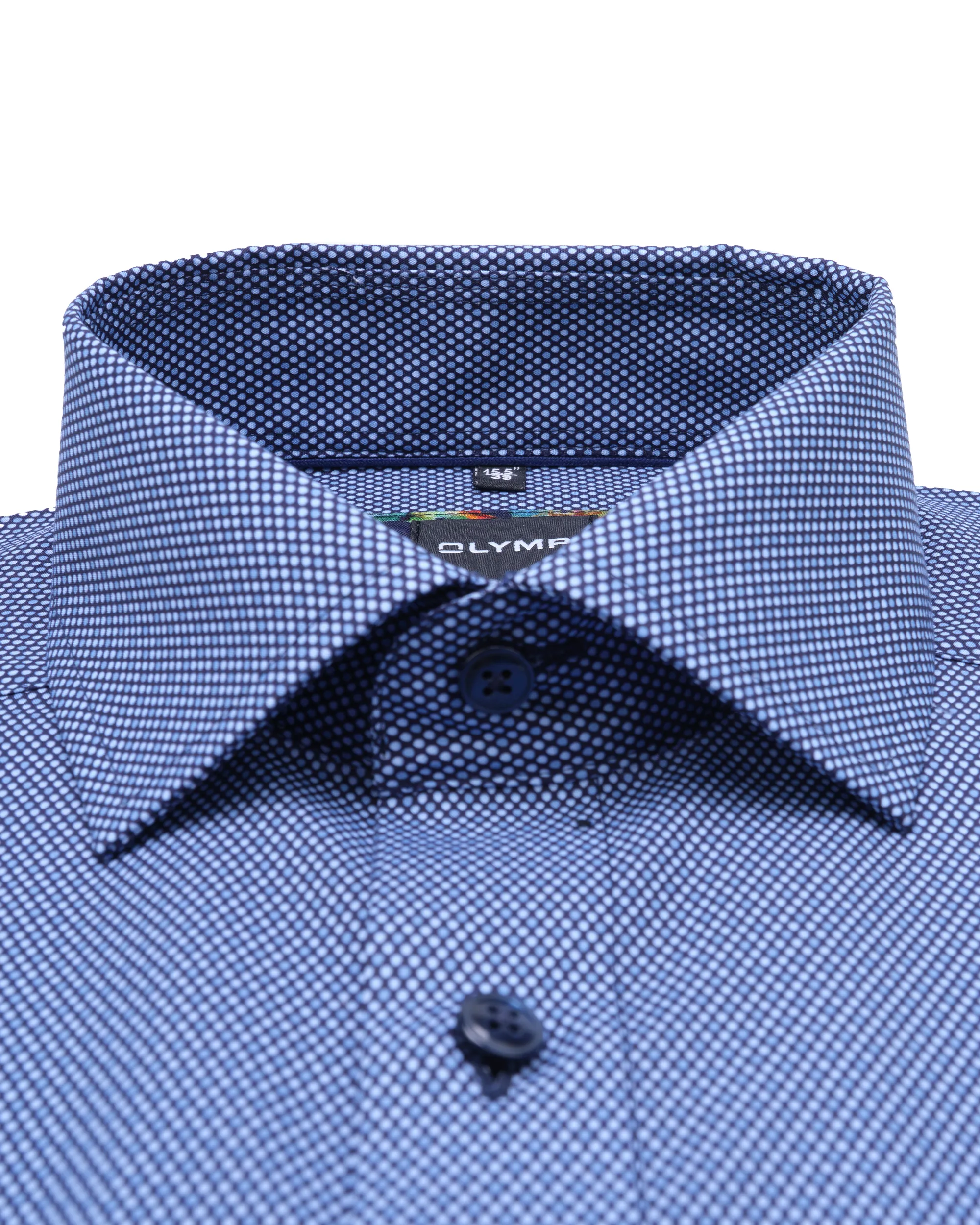 OLYMP Overhemd shirt KM Donker blauw 075695-001-40