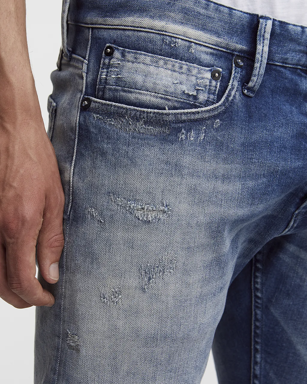 DENHAM Jeans Blauw 075820-001-38/32