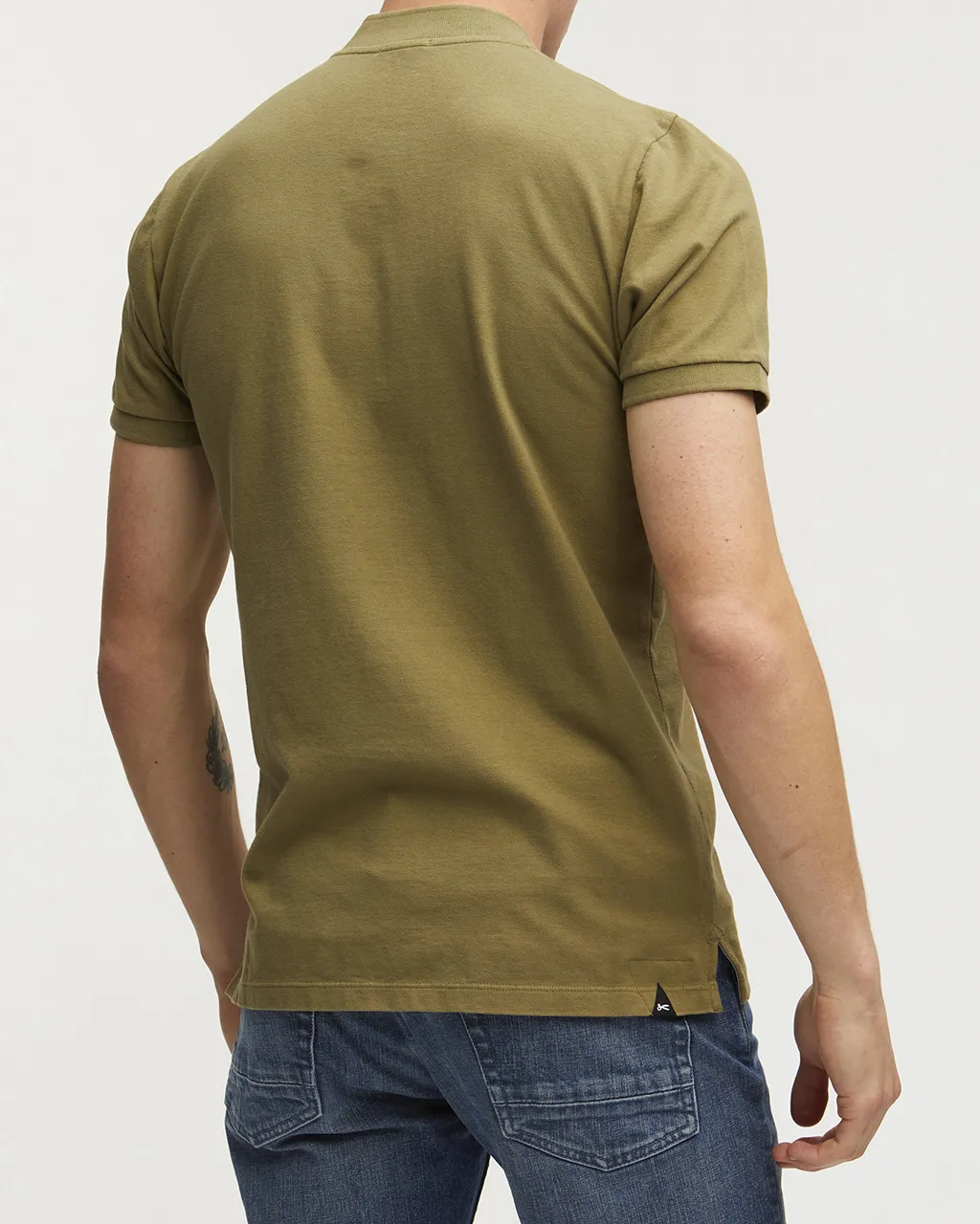 DENHAM Polo Korte mouw Groen 075846-001-S