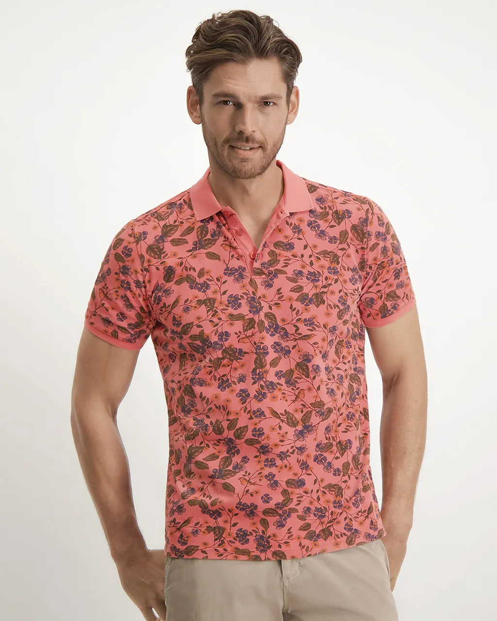 State of Art Polo Korte mouw Rood 075909-001-M