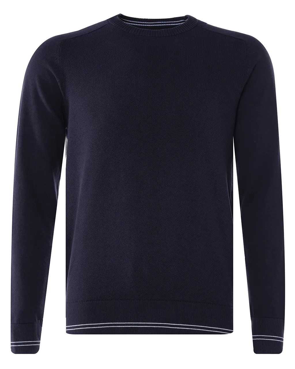 Bugatti clothing Trui O-hals Donker blauw 076251-001-XXXL