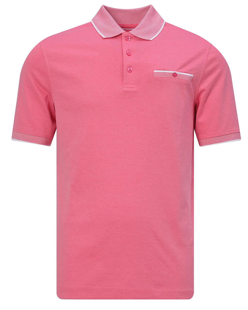 Bugatti clothing Polo Korte mouw Roze 076278-001-M