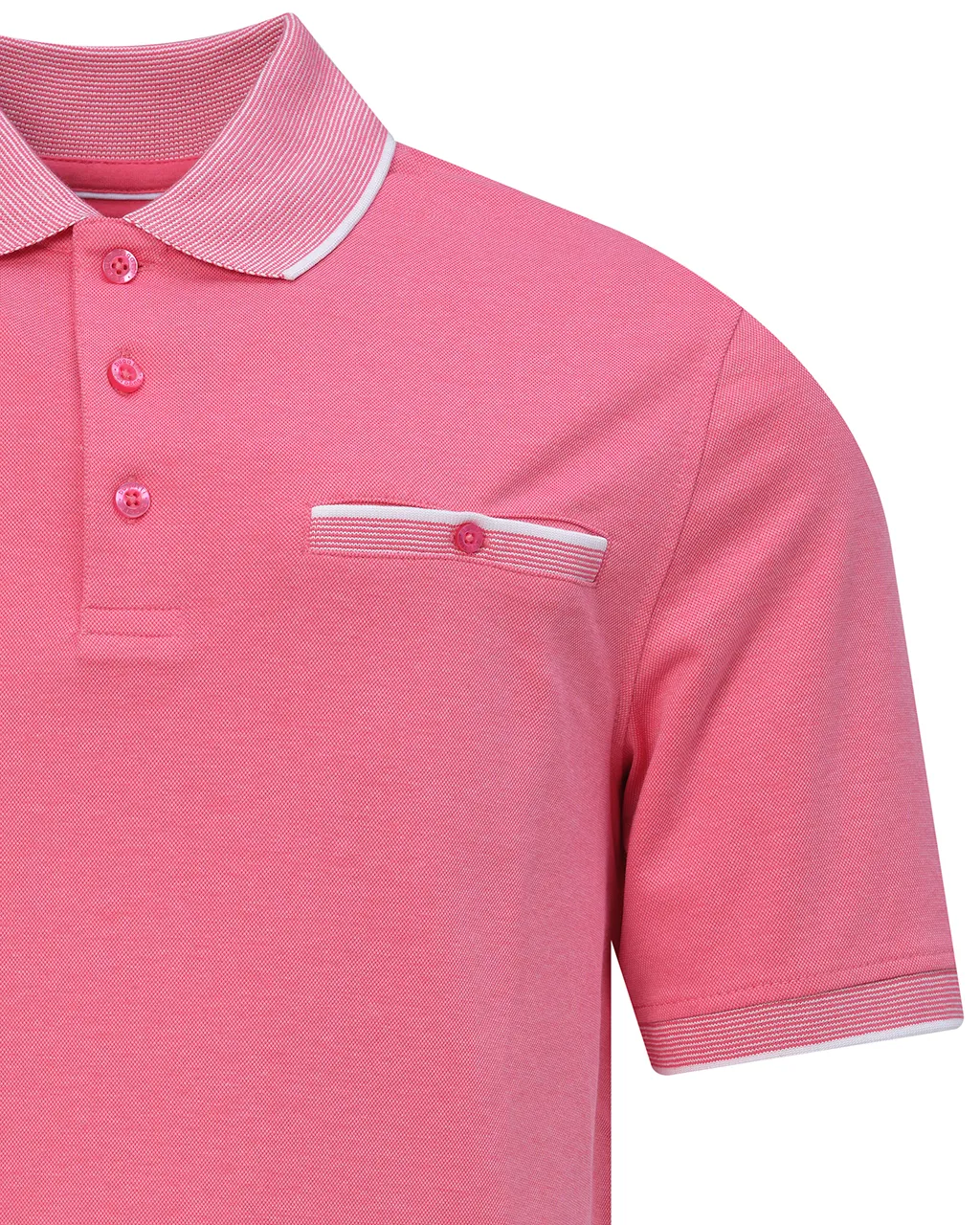 Bugatti clothing Polo Korte mouw Roze 076278-001-M