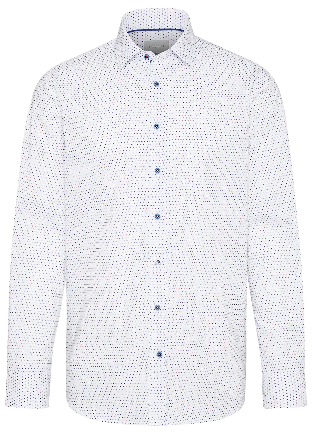 Bugatti clothing Casual overhemd LM Wit 076294-001-XXXL