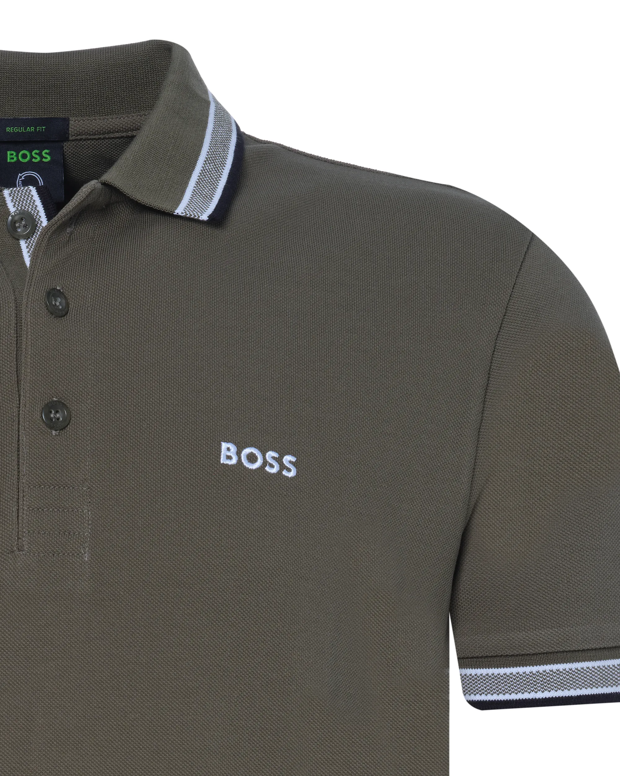 Boss Leisure Polo Korte mouw Groen 076744-001-L