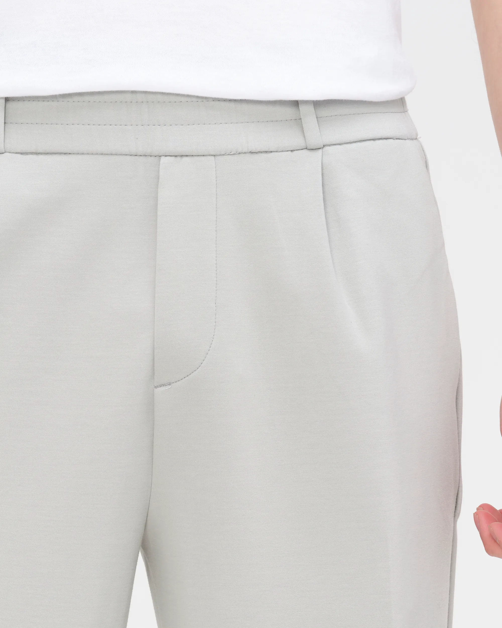 Kiefermann Pantalon Licht grijs 076854-001-L