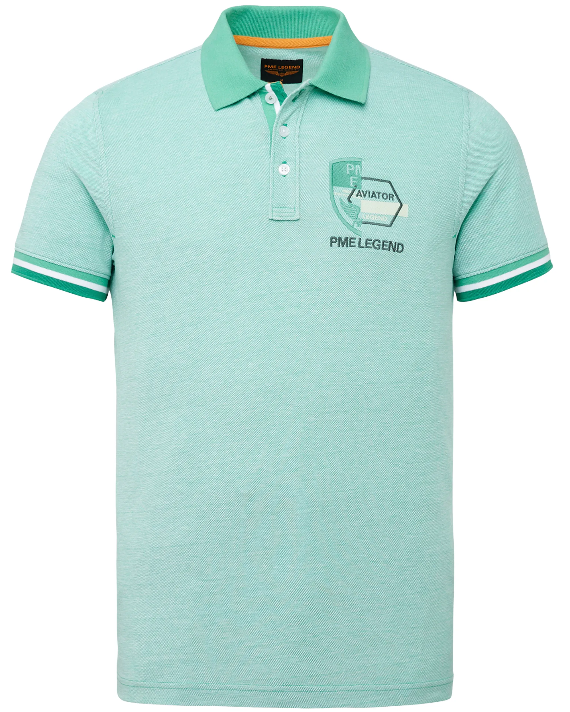 PME Legend Polo Korte mouw Groen 077157-001-M