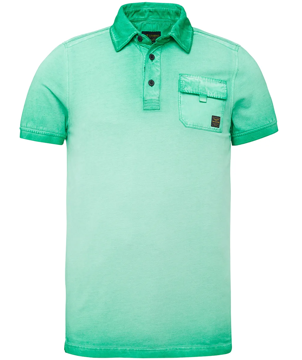 PME Legend Polo Korte mouw Groen 077163-001-M