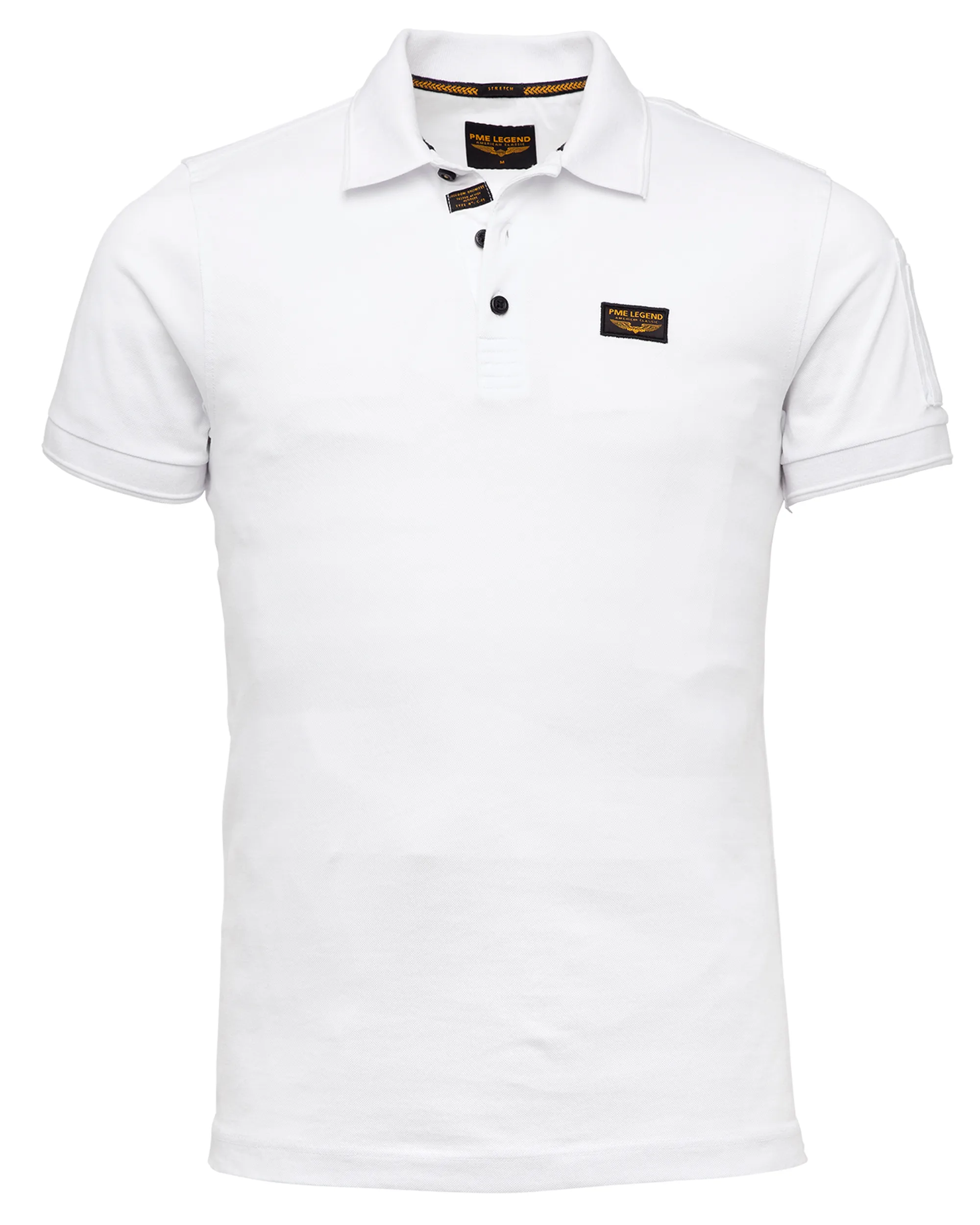 PME Legend Polo Korte mouw Wit 077218-001-L