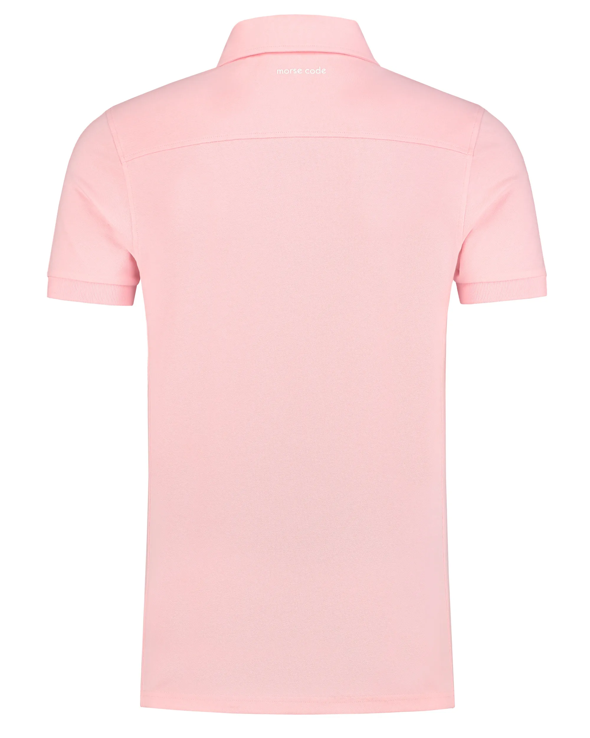 Morse Code Polo Korte mouw Roze 077497-001-L