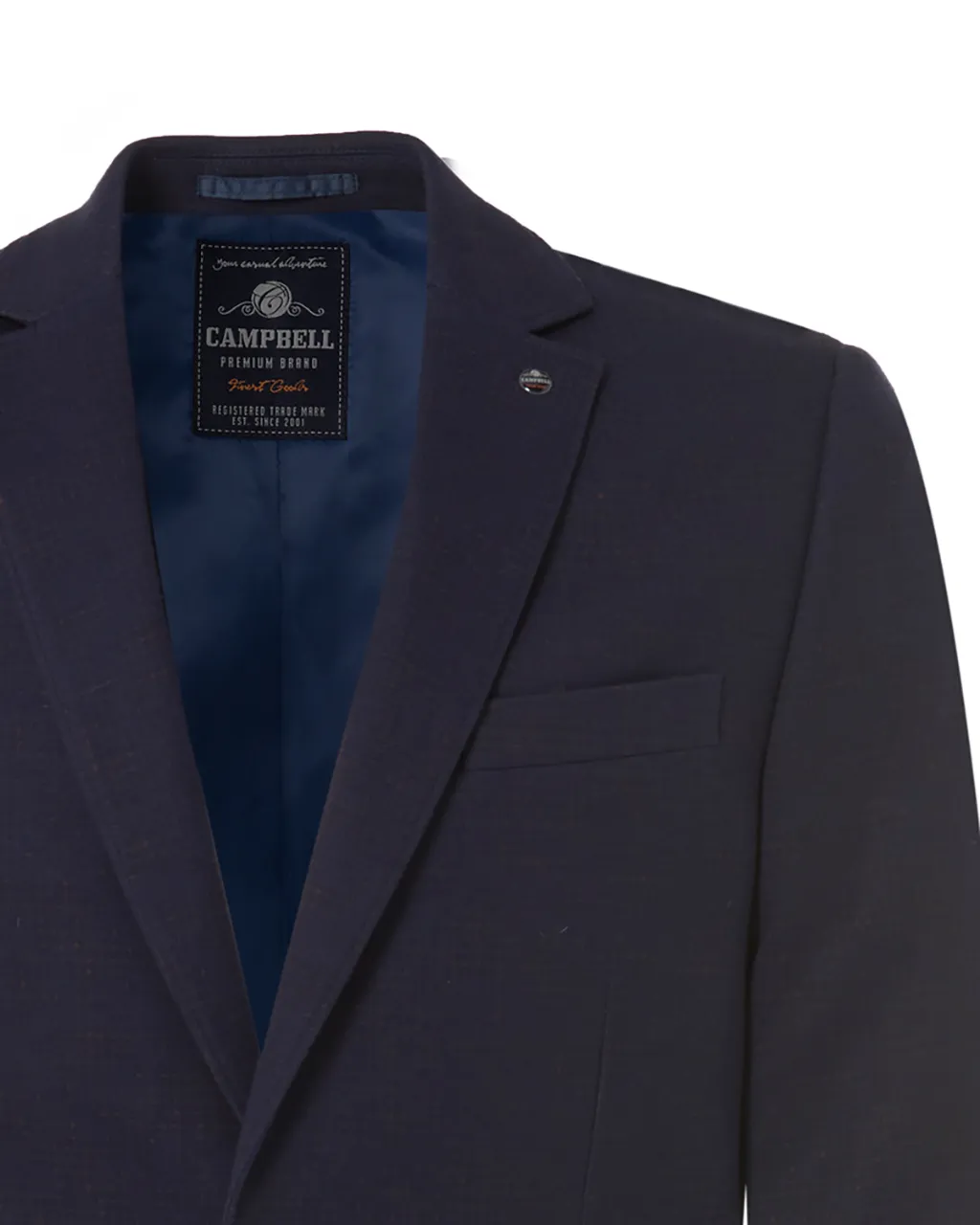 Campbell Classic Colbert Donkerblauw kleine ruit 077761-001-48