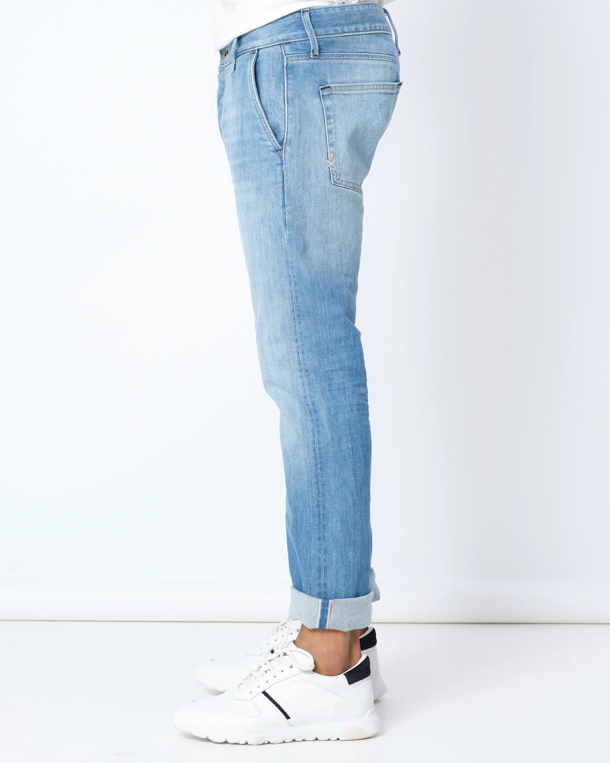 Dutch Dandies Jeans Lichtblauw uni 078173-001-30/34