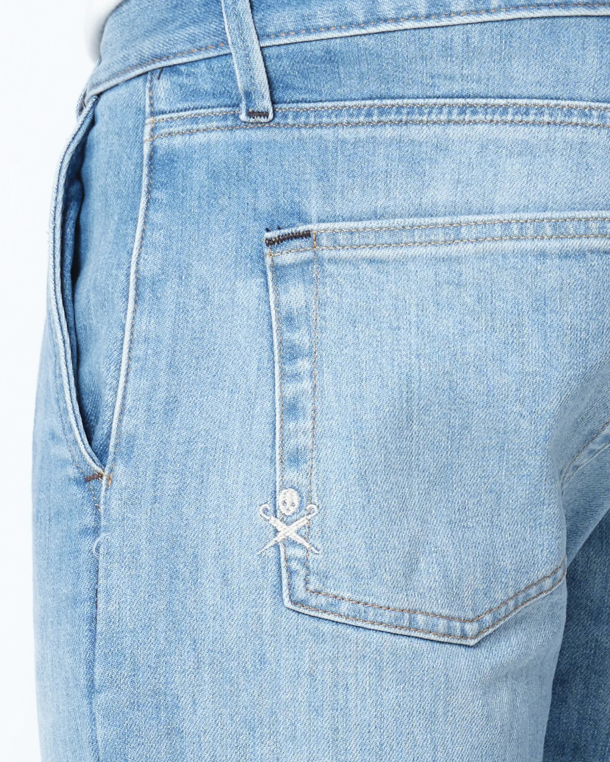 Dutch Dandies Jeans Lichtblauw uni 078173-001-30/34