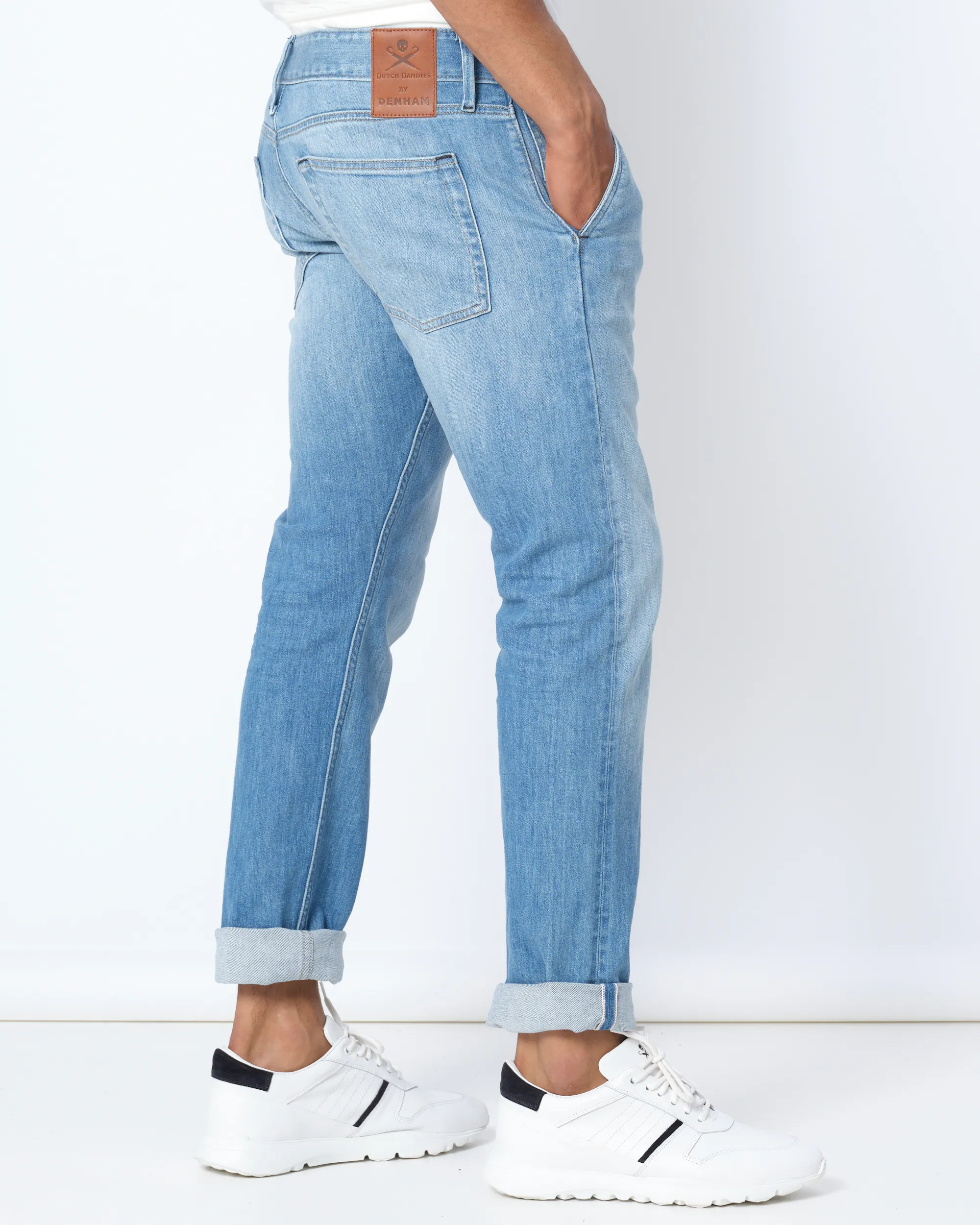 Dutch Dandies Jeans Lichtblauw uni 078173-001-30/34