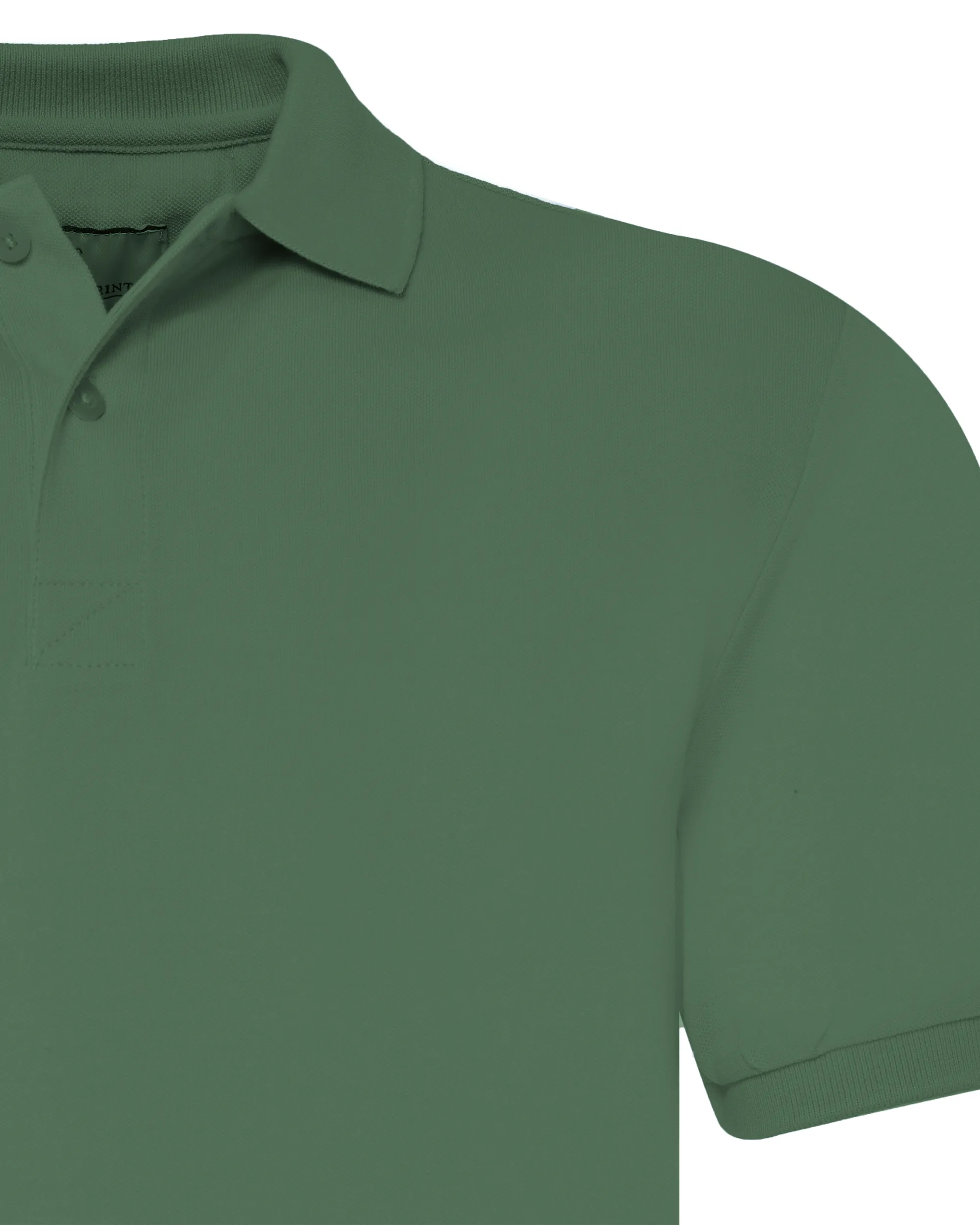 The BLUEPRINT Premium Polo Korte mouw Flessengroen uni 078197-003-M