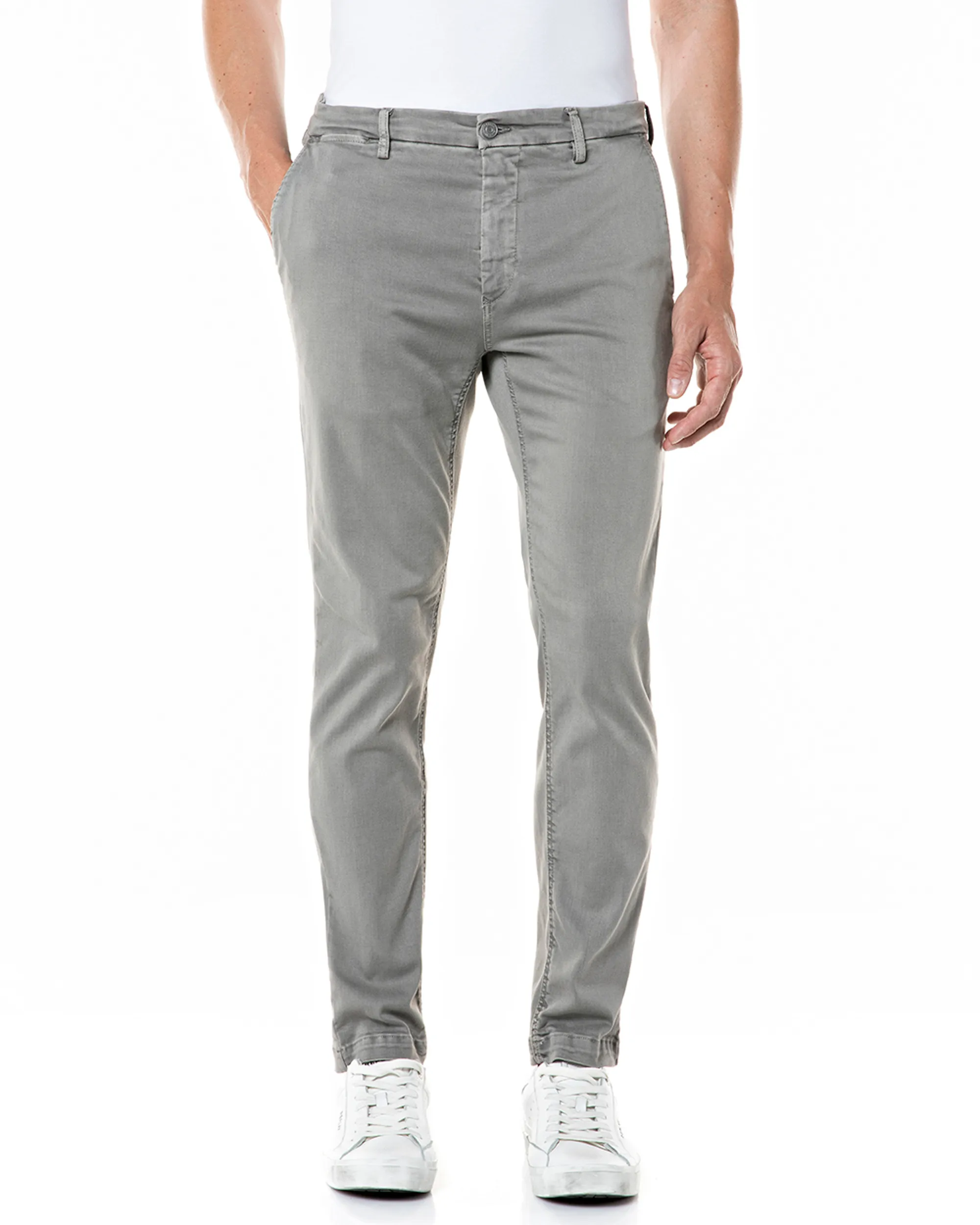 Replay Chino Grijs 078279-001-30/34