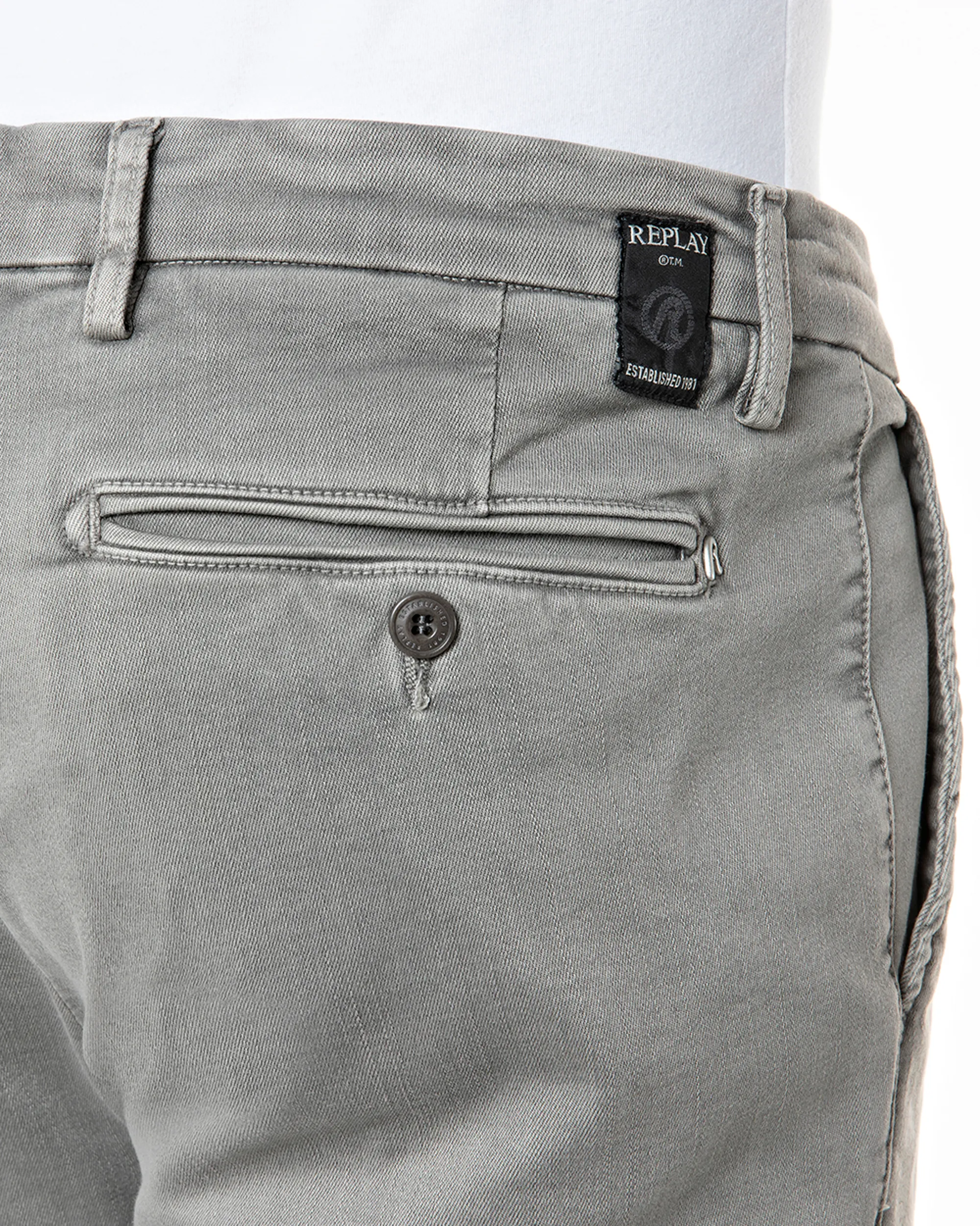 Replay Chino Grijs 078279-001-30/34